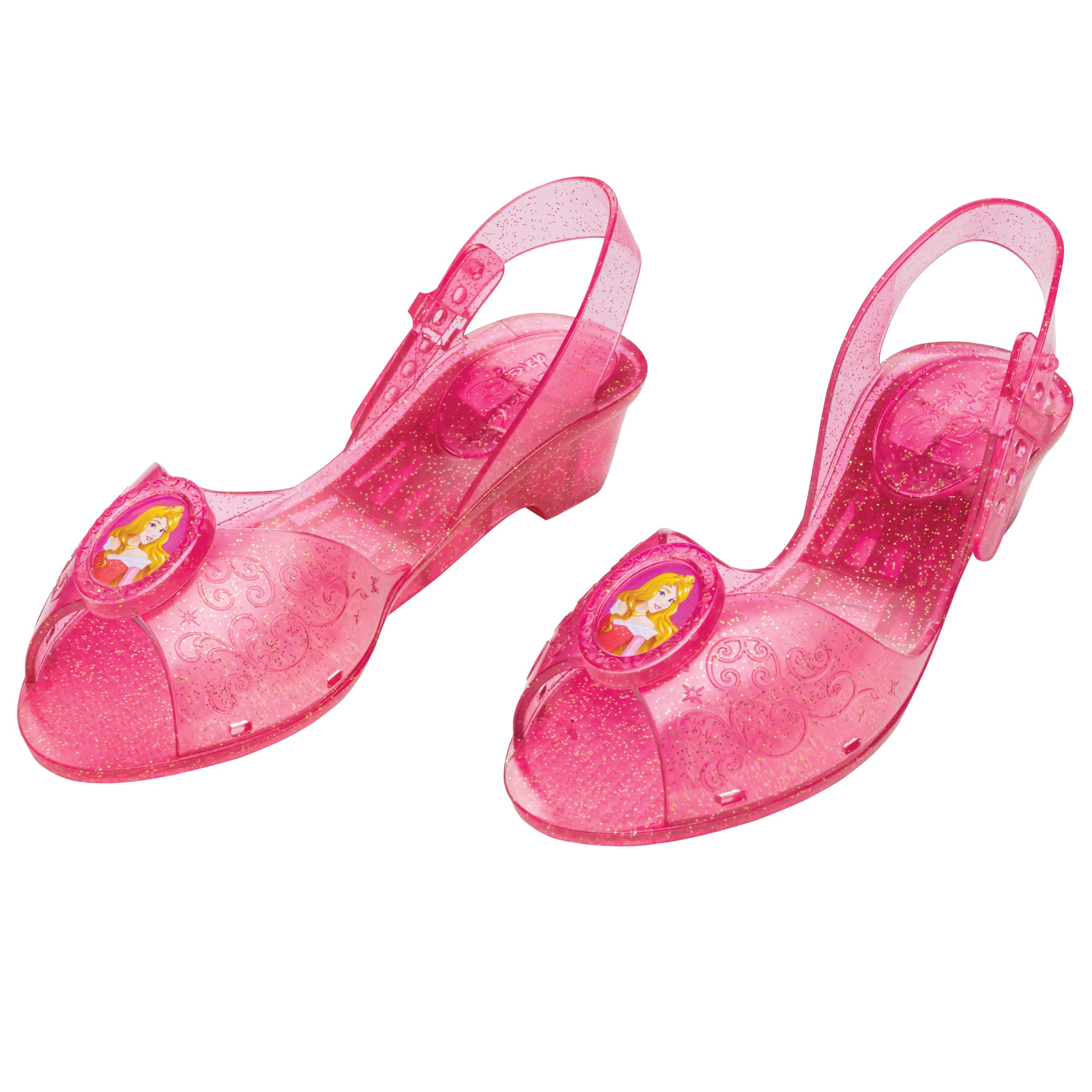 Disguise Aurora Jelly Shoes Costume - Disney Princess Dress Up for Kids