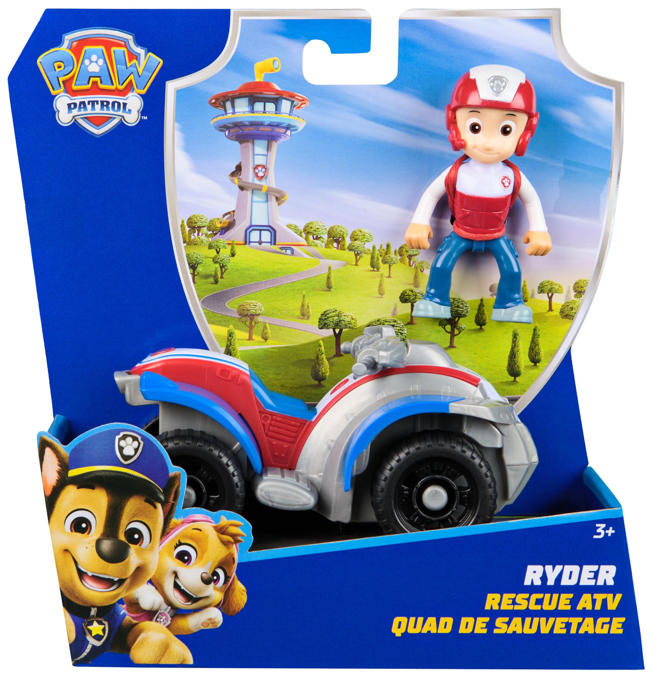 Paw Patrol Ryder's ATV Toy Vehicle with Collectible Action Figure - Sustainably Made for Kids 3+ 7