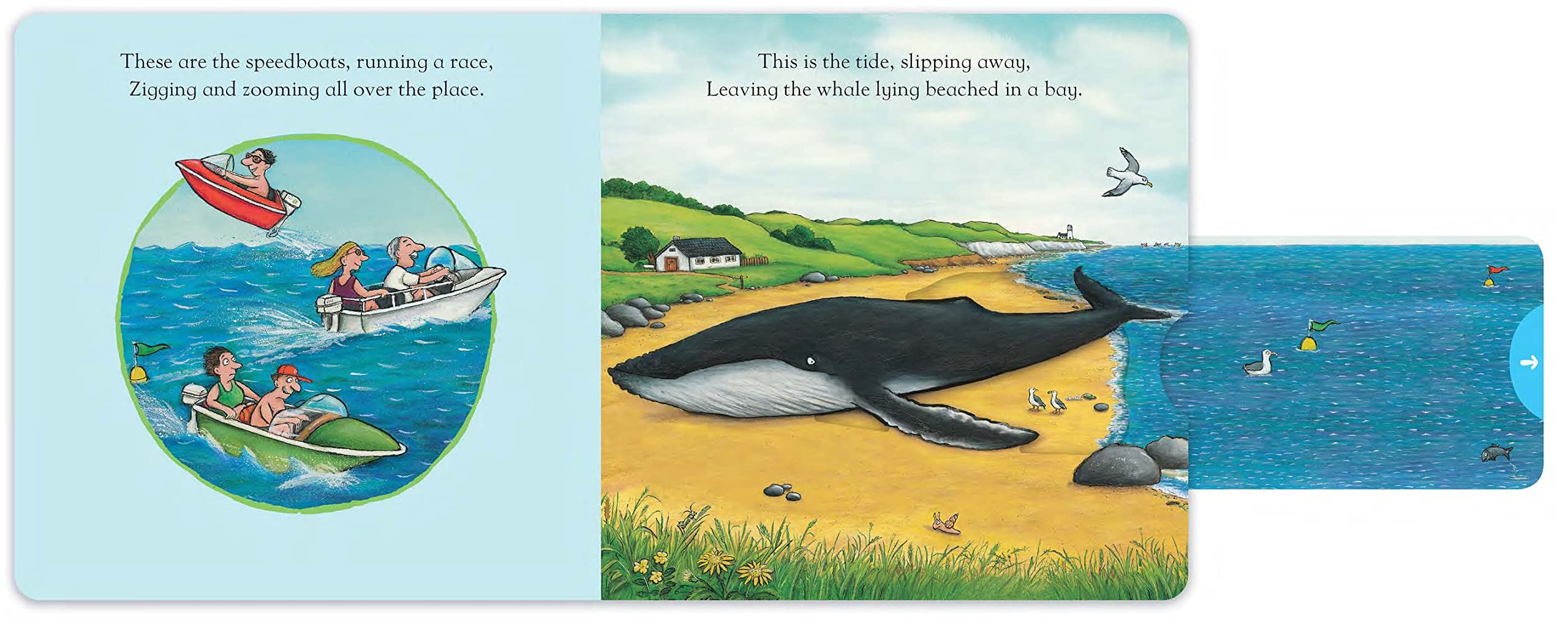 MACMILLAN The Snail and the Whale: A Push, Pull and Slide Book | Board Book | Ages 2-4 5