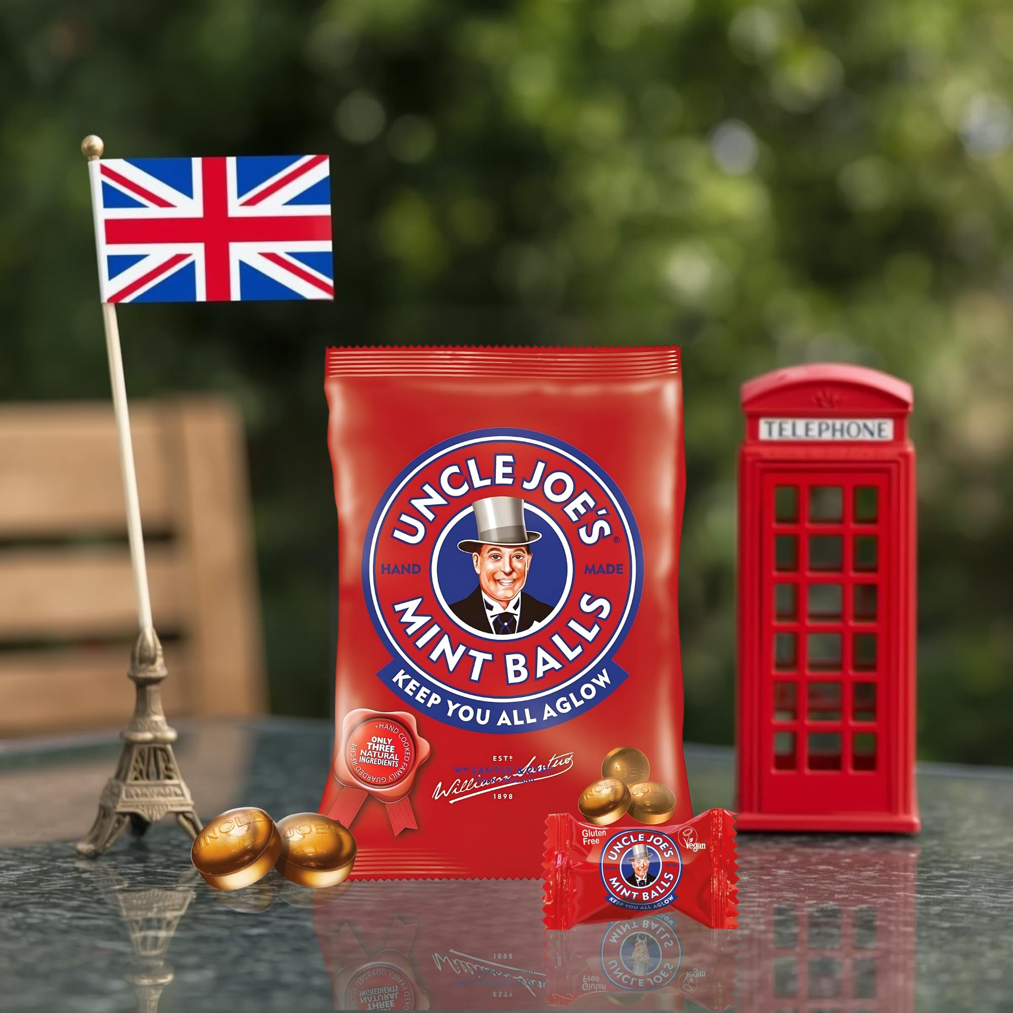 Uncle Joe's Mint Balls 90g Bag - Traditional English Mint Sweets 6