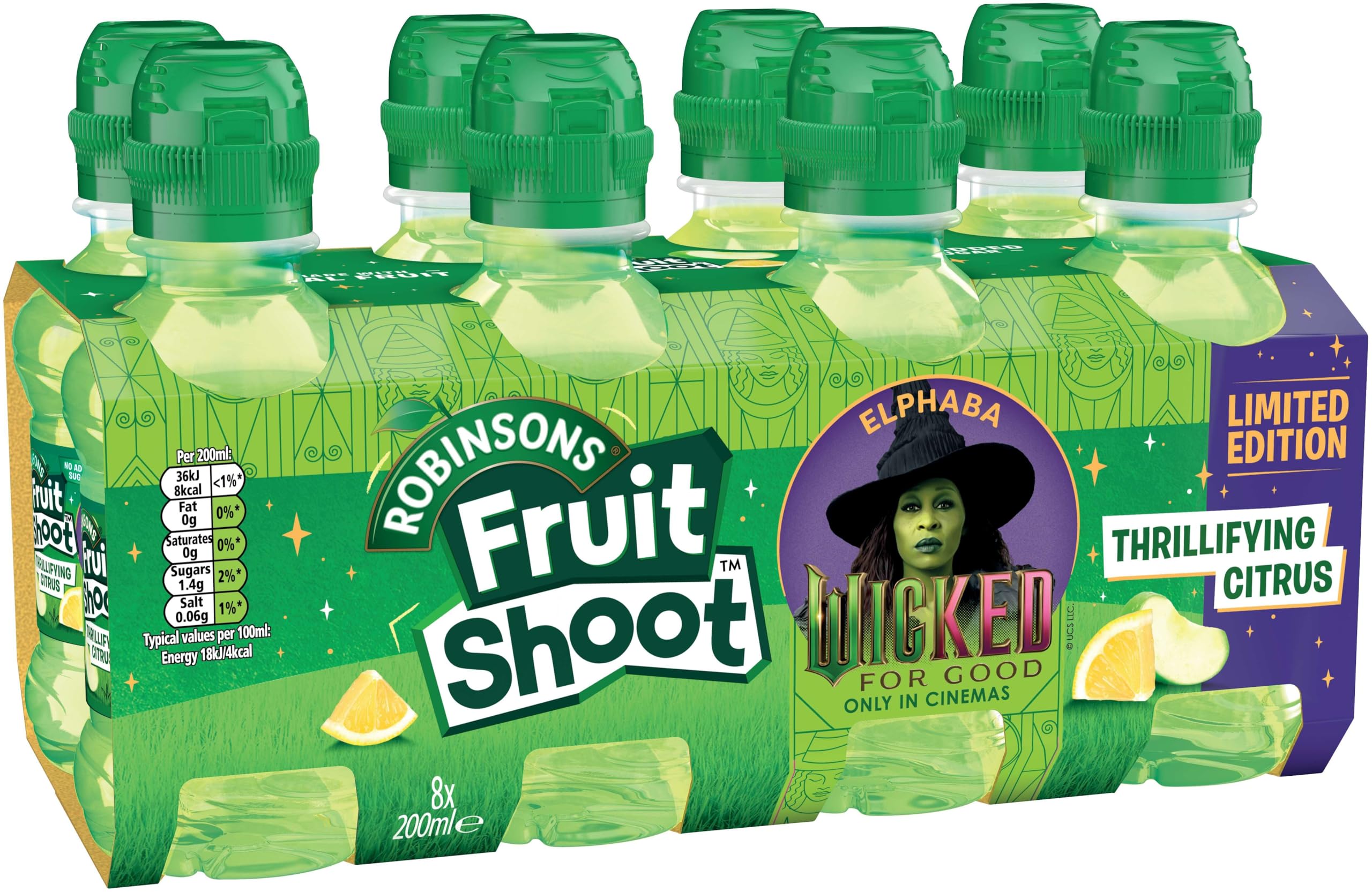 FRUIT SHOOT ELPHABA Thrillifying Citrus 200ml (Pack of 8) 4