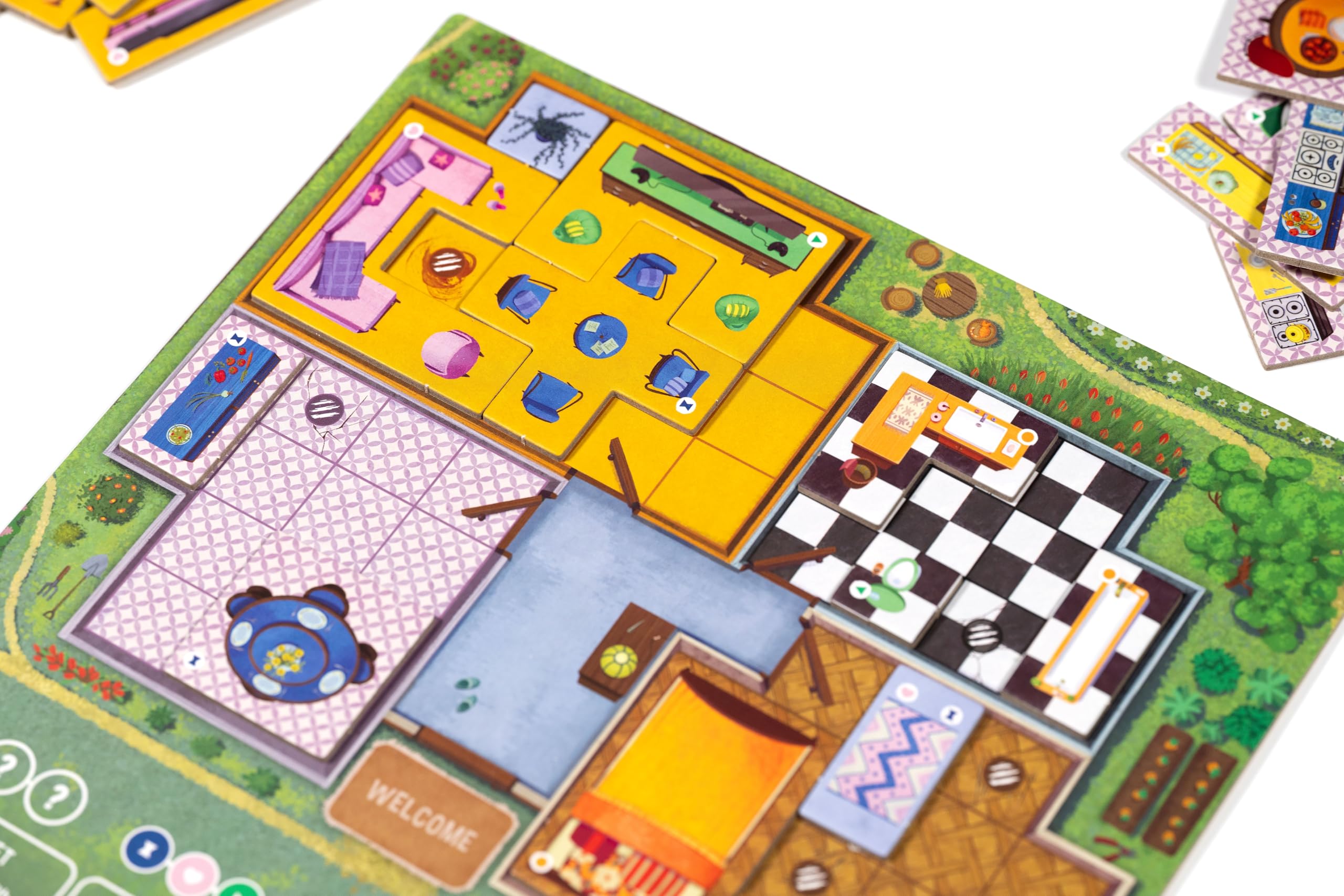 Alley Cat Games Happy Home Strategy Home Decoration Polyomino Game 12