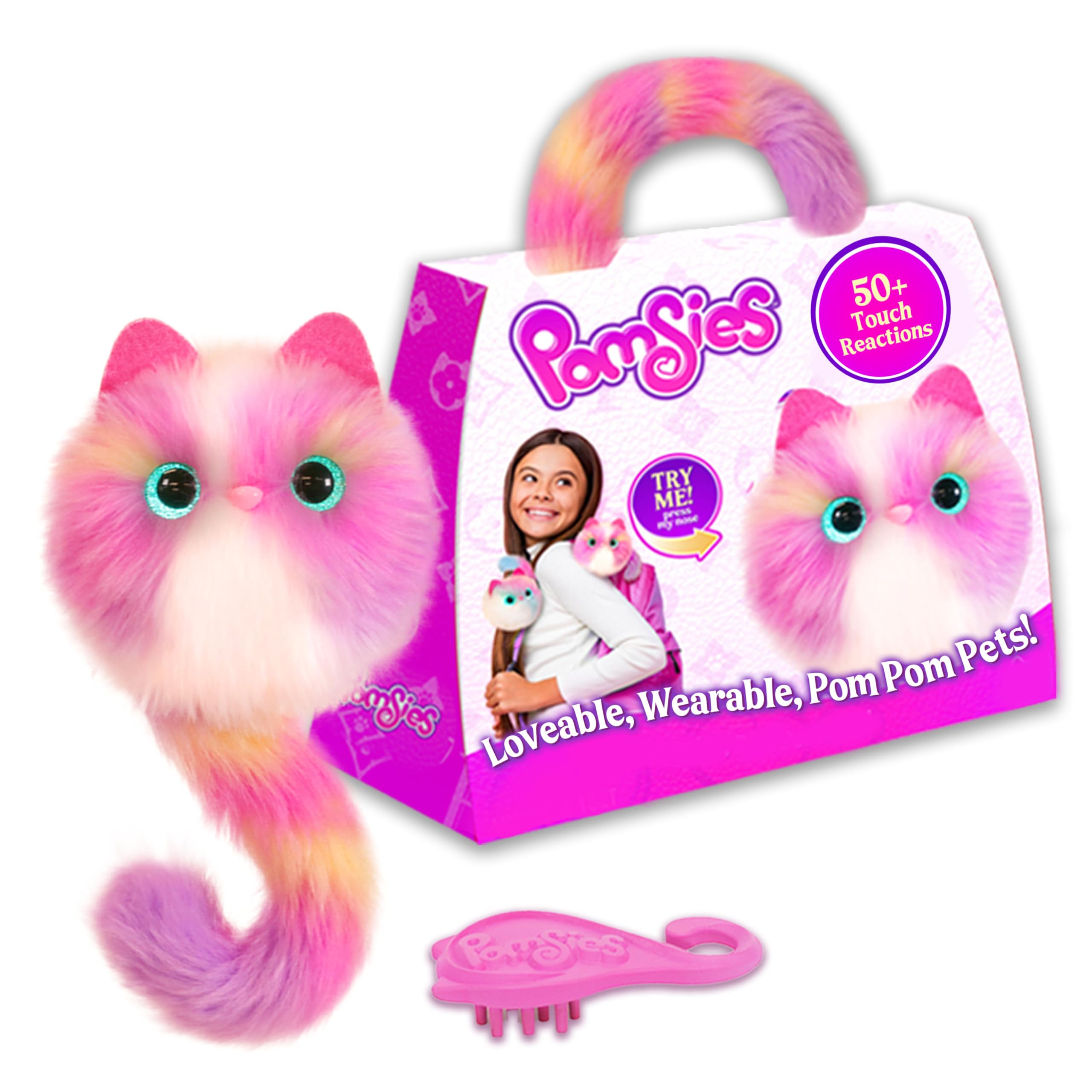 Pomsies Roxy Interactive Plush Toy - Light-Up Eyes, Dance & Pet Modes 10