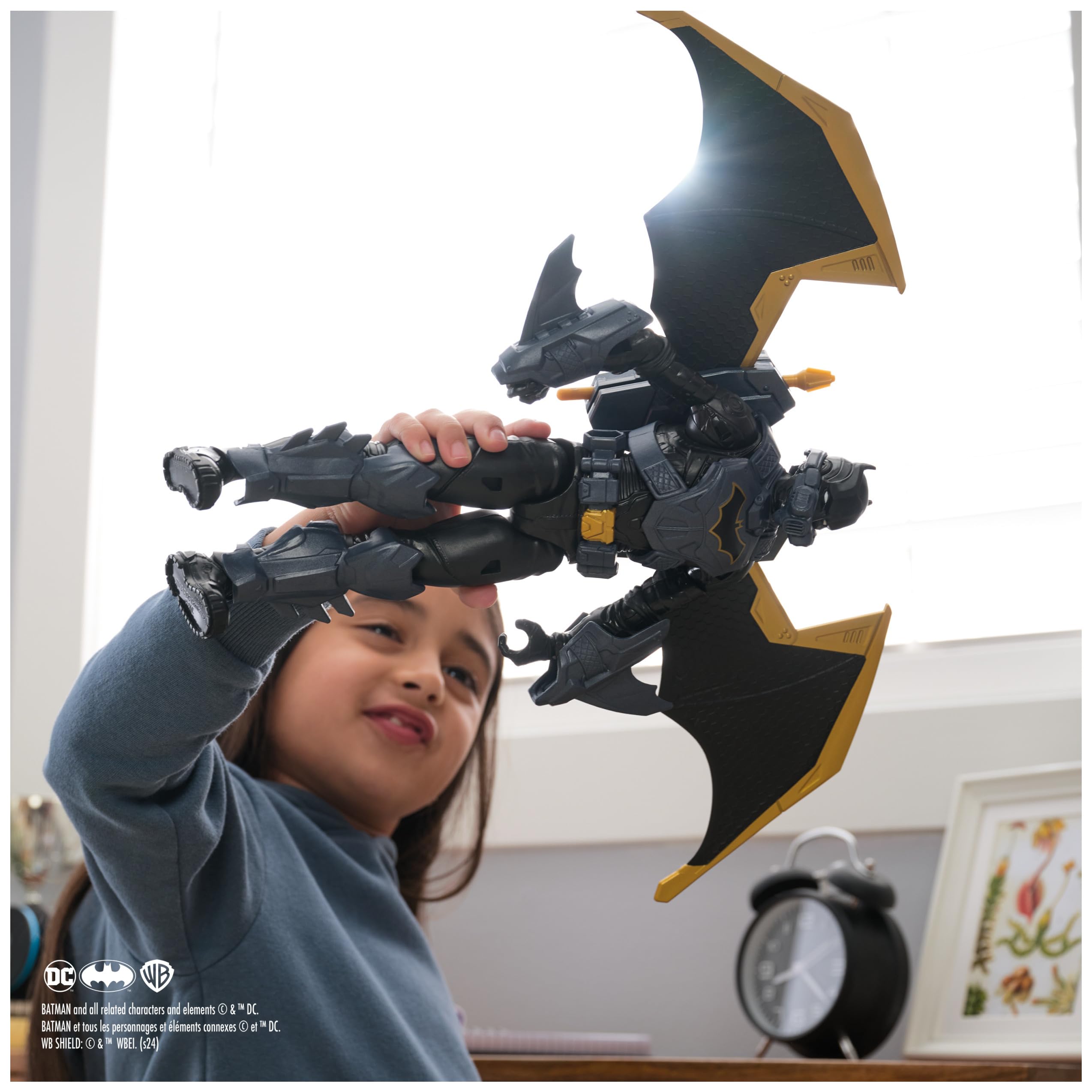 Spin Master DC Comics Night Sky Batman Action Figure - 30cm, 17 Points of Articulation, Expandable Wings | Ages 3+ 5