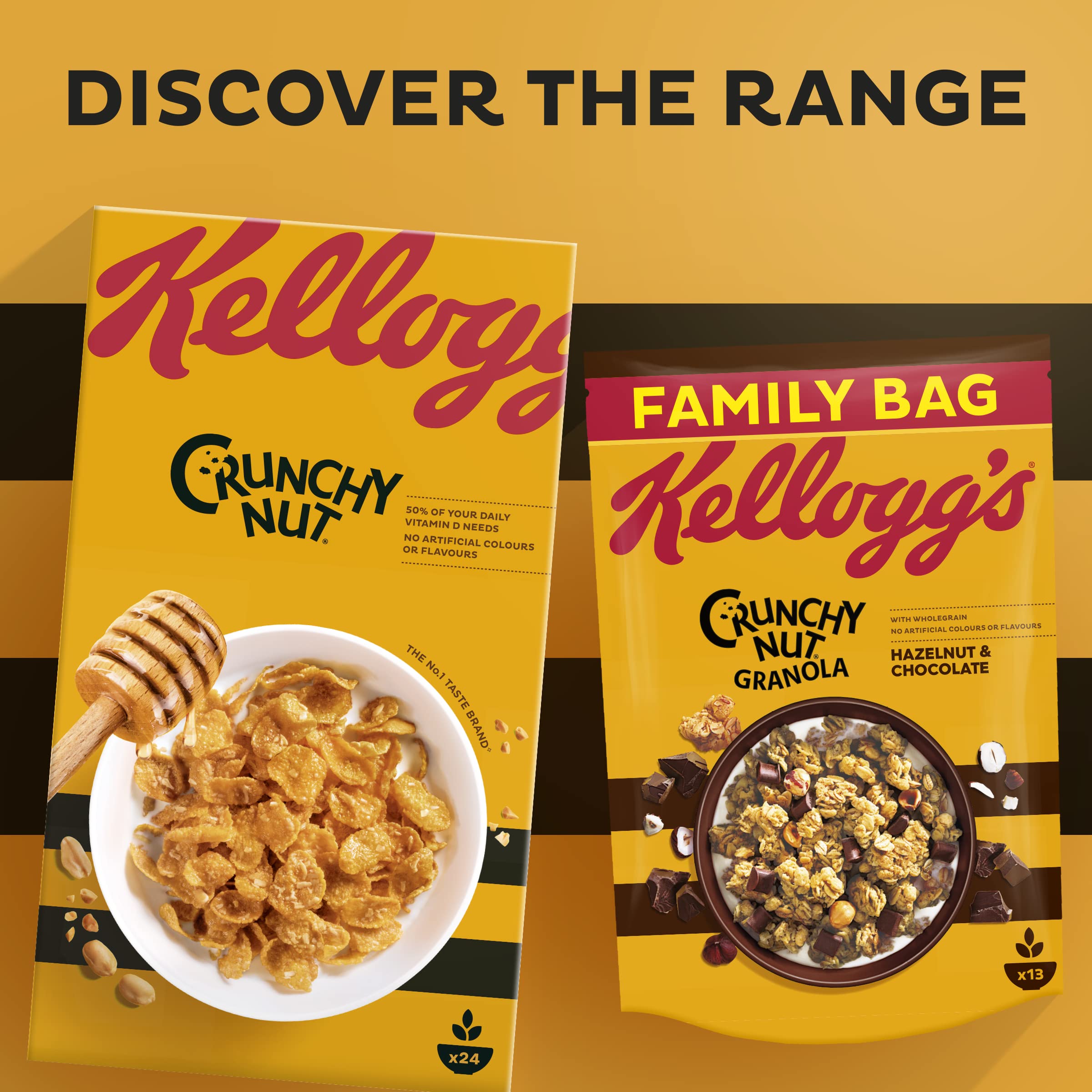 Kellogg's Crunchy Nut Breakfast Cereal Big Box, 840g 5