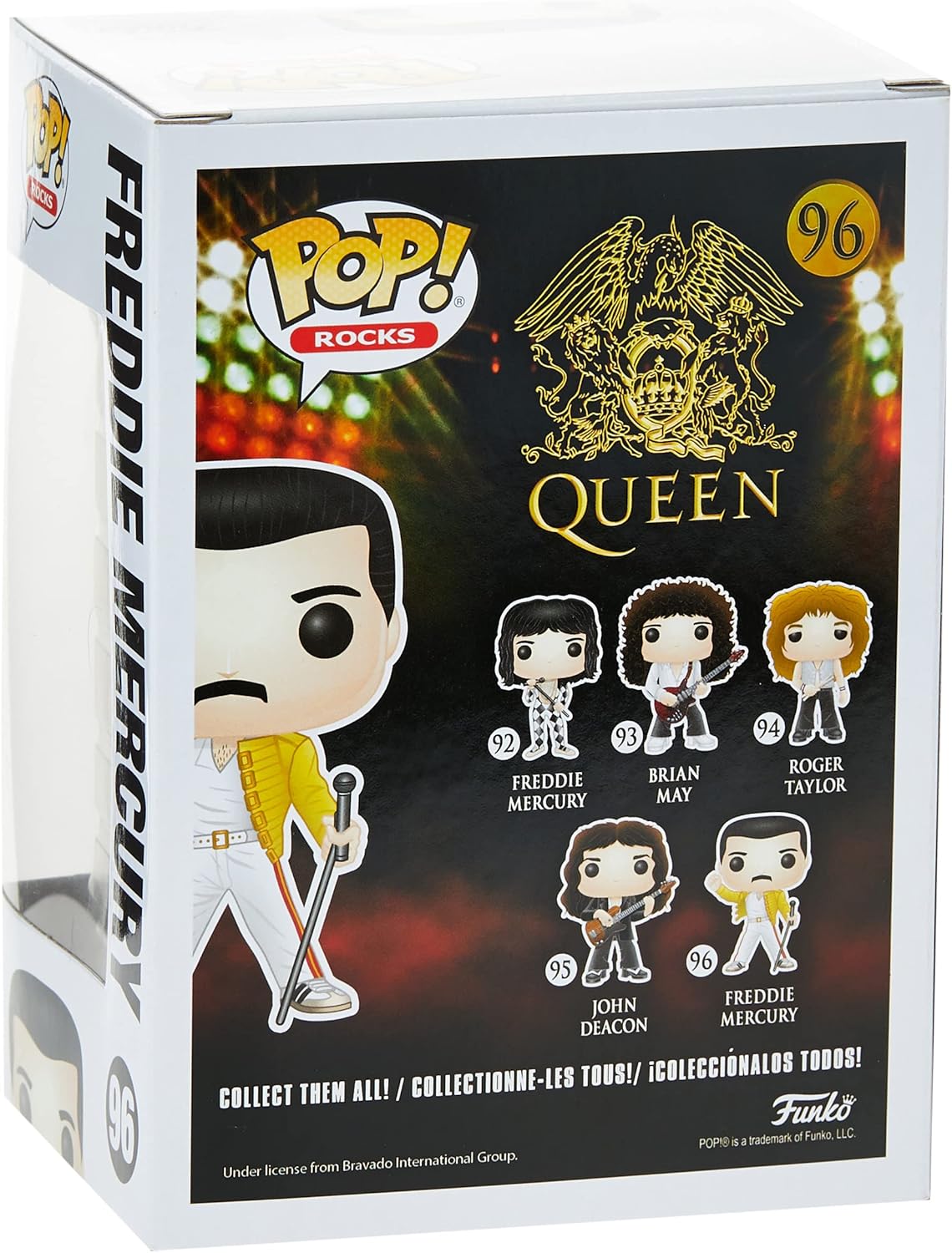 Funko Pop! Rocks: Queen - Freddie Mercury (Wembley 1986) Vinyl Figure 4
