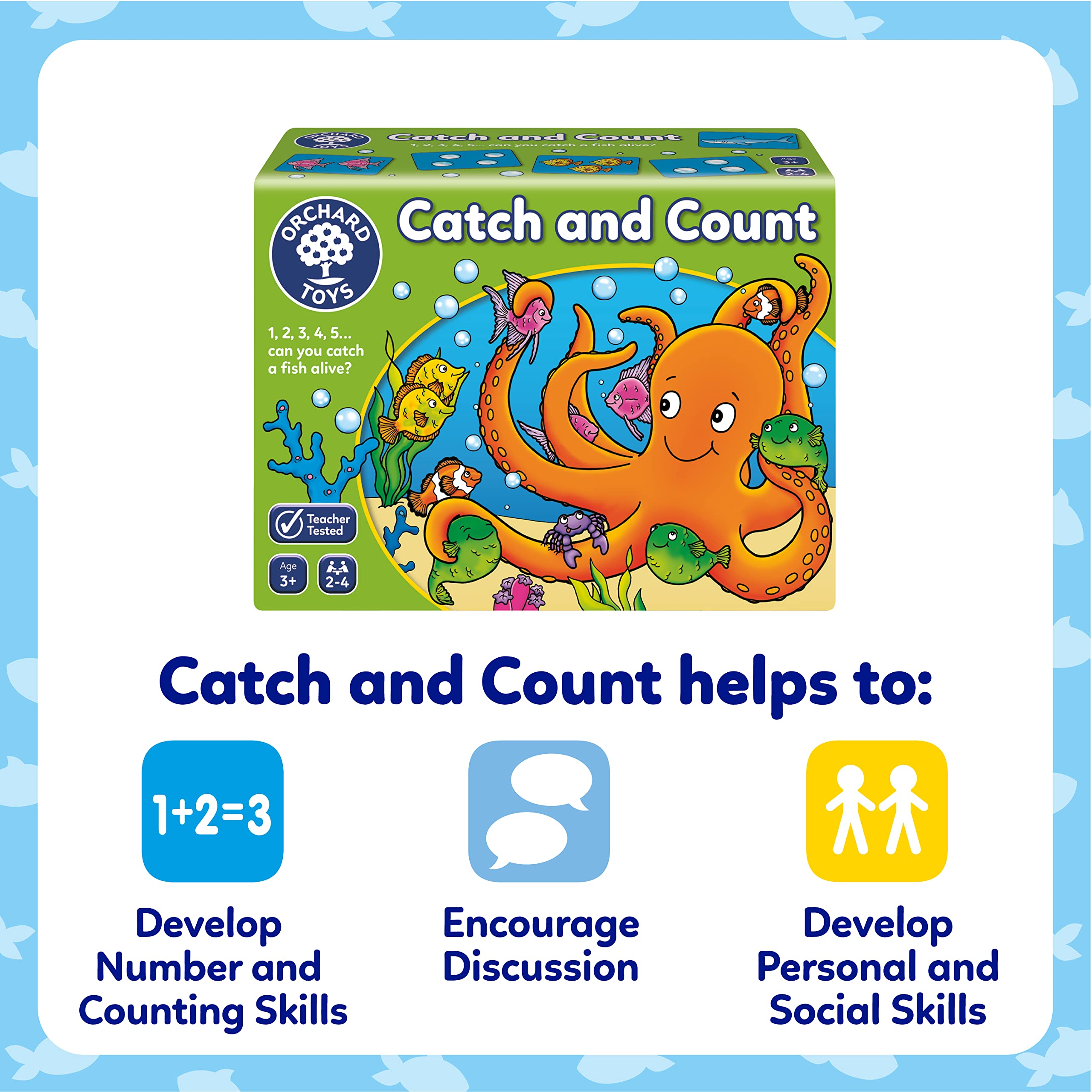 Orchard Toys Catch and Count Board Game 9