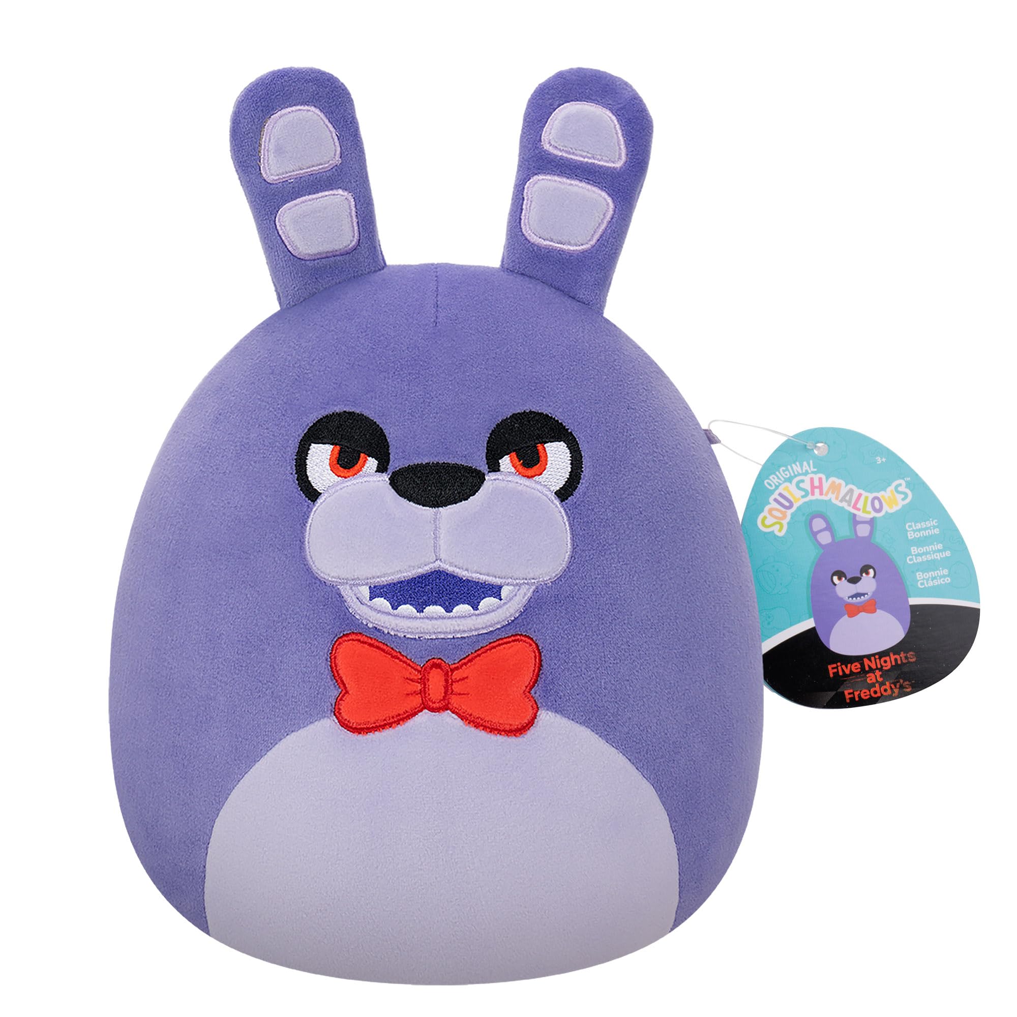 Squishmallows Classic Bonnie 8-Inch Plush - Five Nights at Freddy’s Licensed Soft Toy for Kids 3+ 5