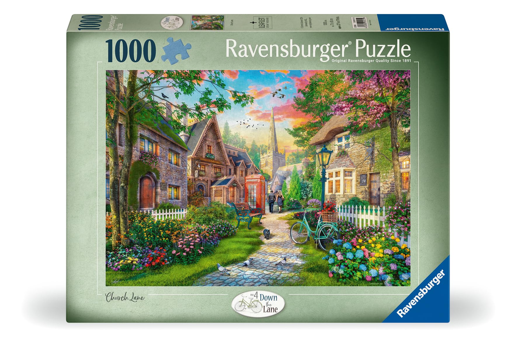 Ravensburger Down the Lane No.4 Church Lane 1000 Piece Jigsaw Puzzle 6