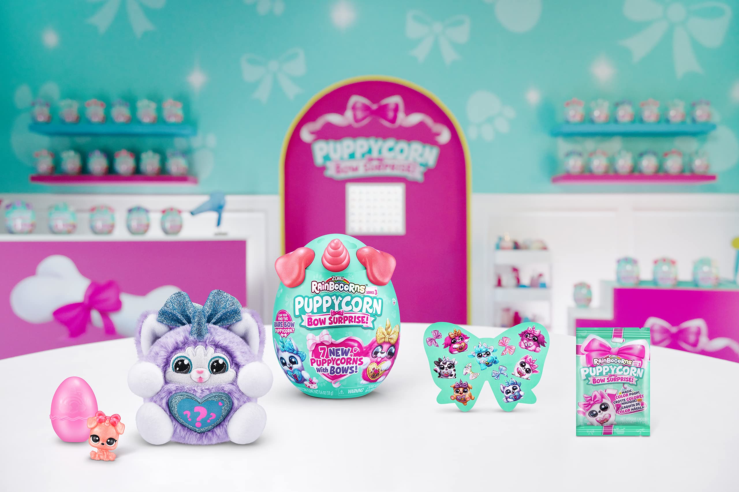 Rainbocorns Puppycorn Bow Surprise - Sandy the Labrador, Ages 3+ 6