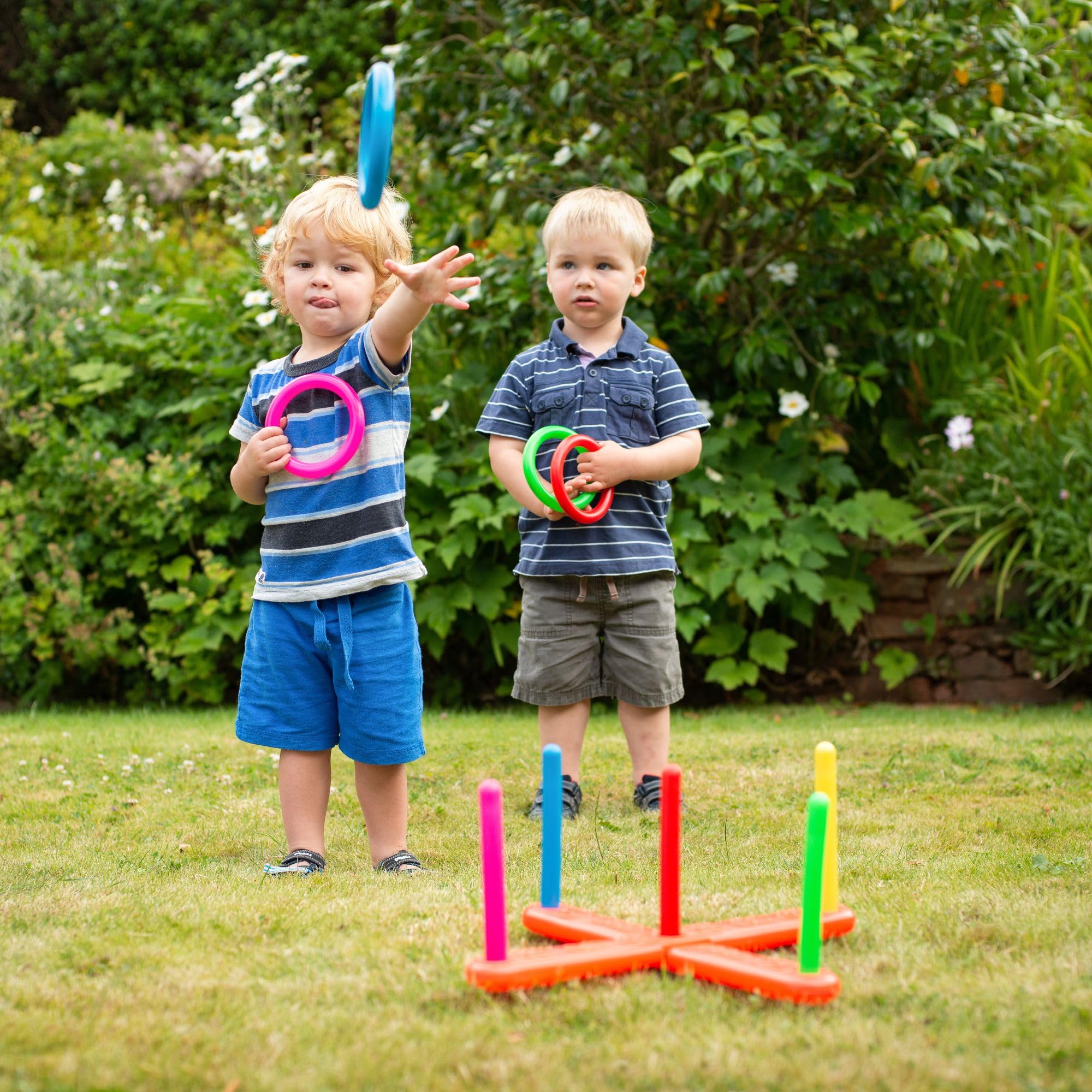 Toyrific Quoits Set - Classic Ring Toss Game for Kids 3+ Years 7