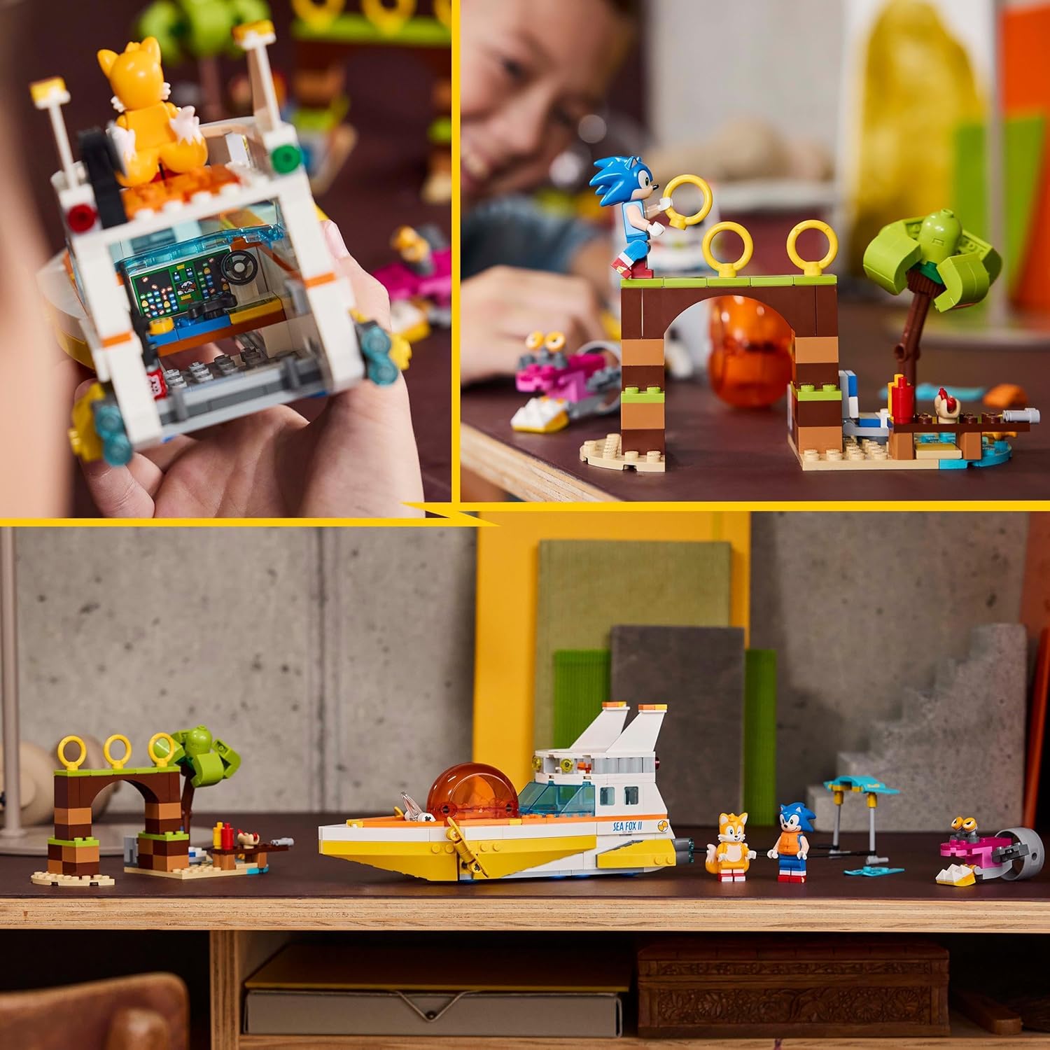 LEGO Sonic the Hedgehog 76997 Tails’ Adventure Boat Playset for 8+ 6