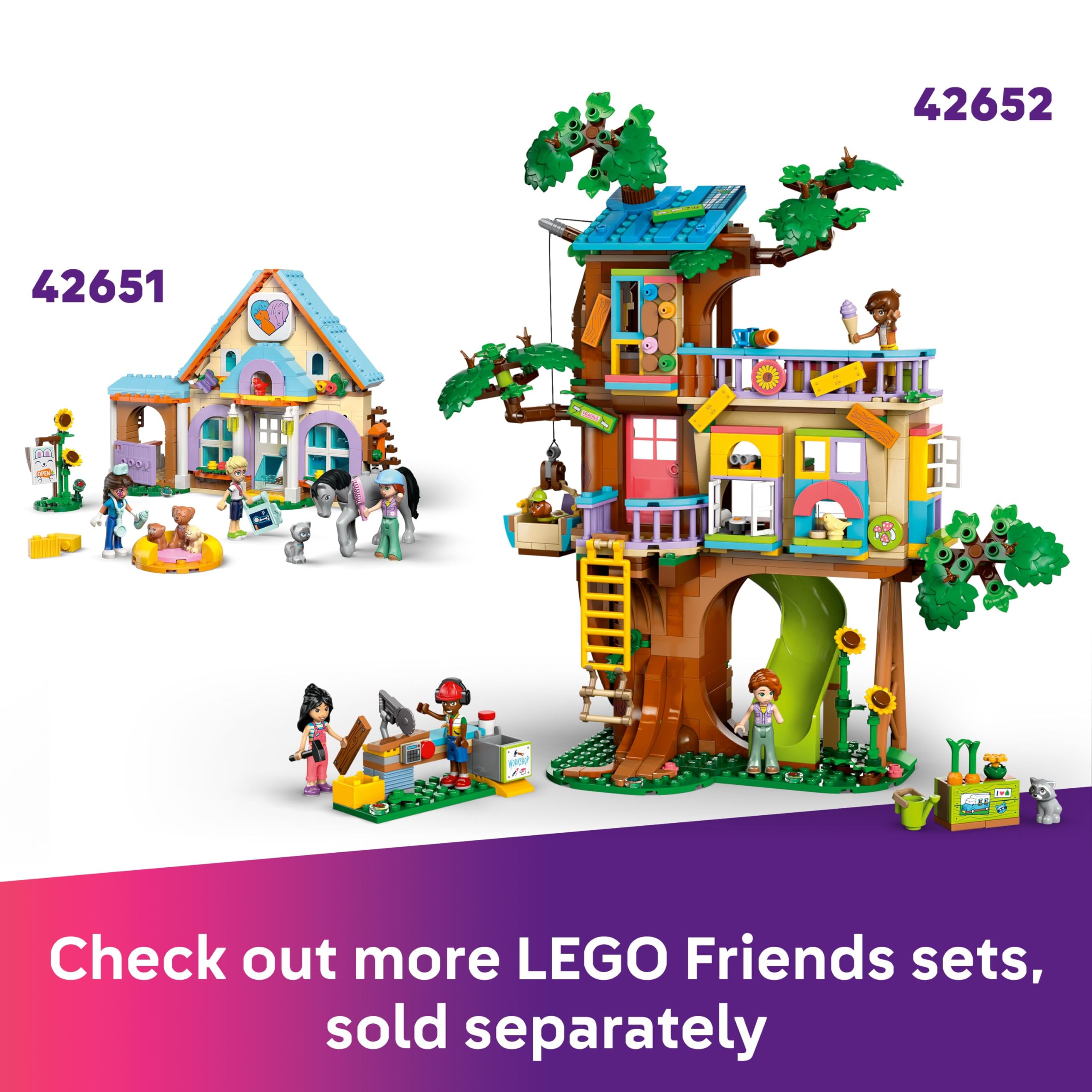 LEGO Friends Pet Accessories Shop Set - Animal Building Toy Playset with 2 Mini Dolls, 375 Pieces 13