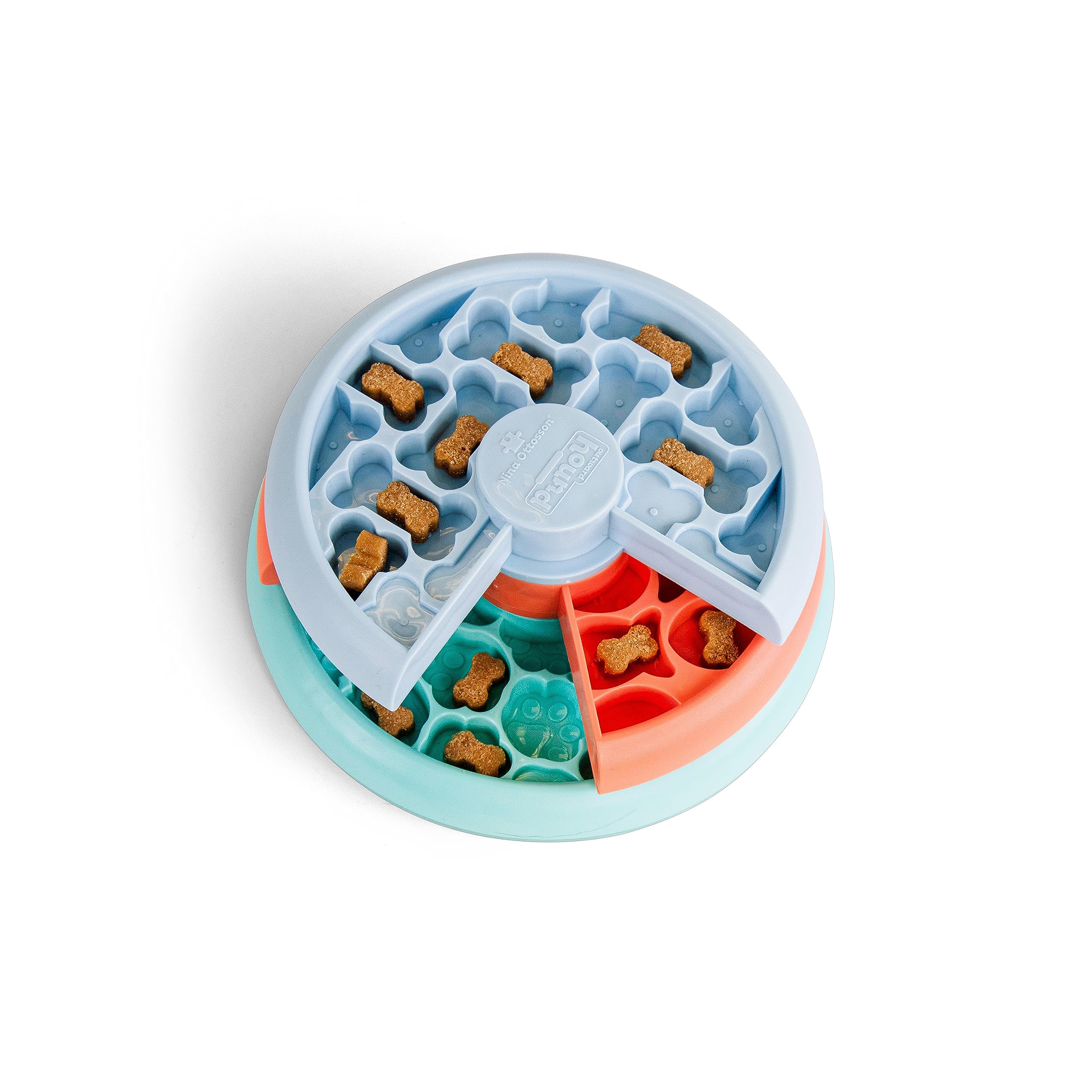 Outward Hound Nina Ottosson Puppy Lickin' Layers Interactive Dog Puzzle Game | Level 2 Intermediate | Small Size