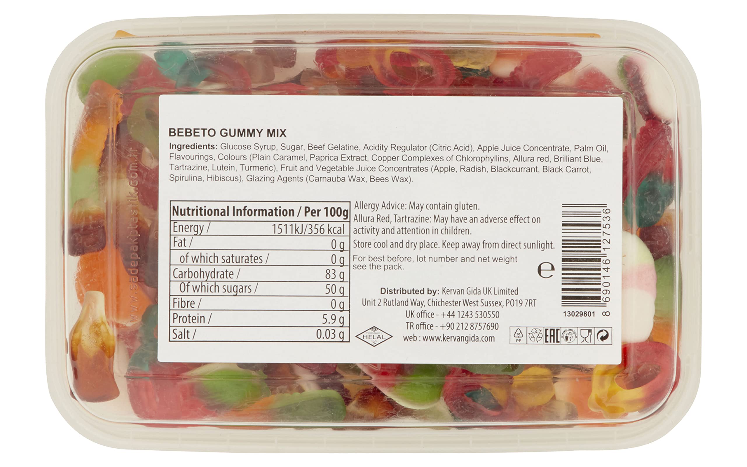 Bebeto Gummy Party Mix (400g) - Halal Certified Sweets, Pack of 1 4