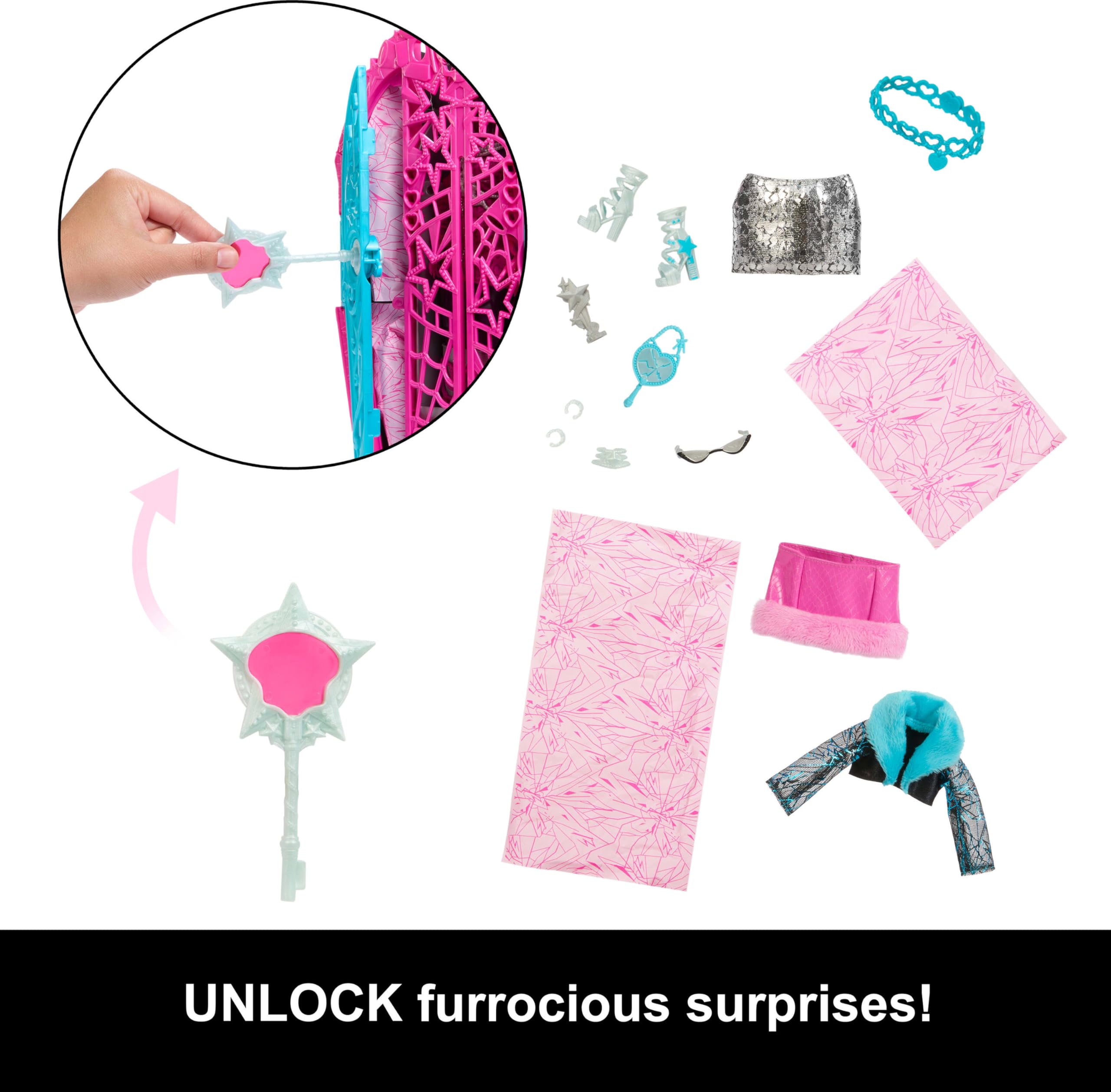 Monster High Skulltimate Secrets Doll & Closet Playset - Catty Noir Hauntlywood Mysteries 6