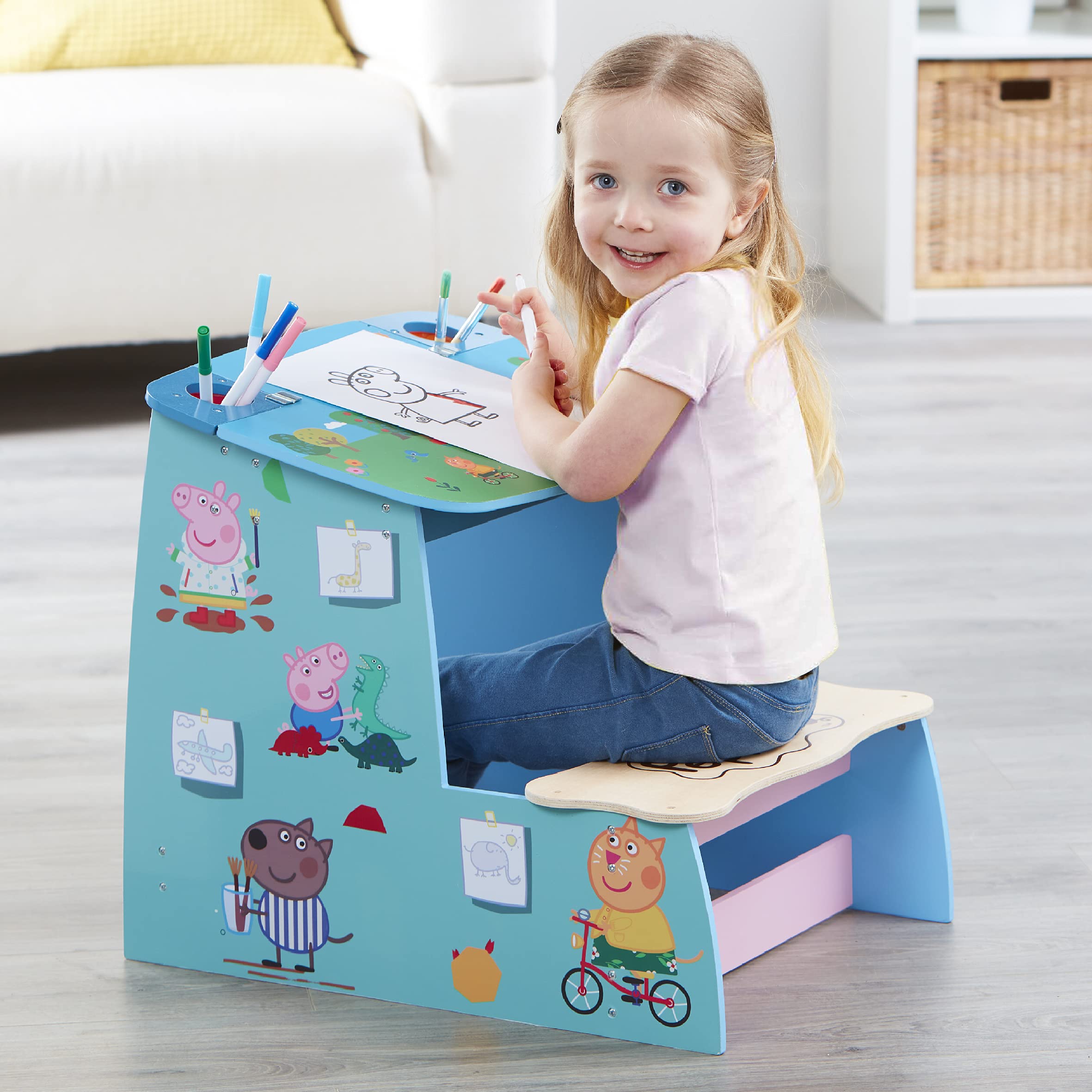 Peppa Pig - Wooden Play Desk 7431 8