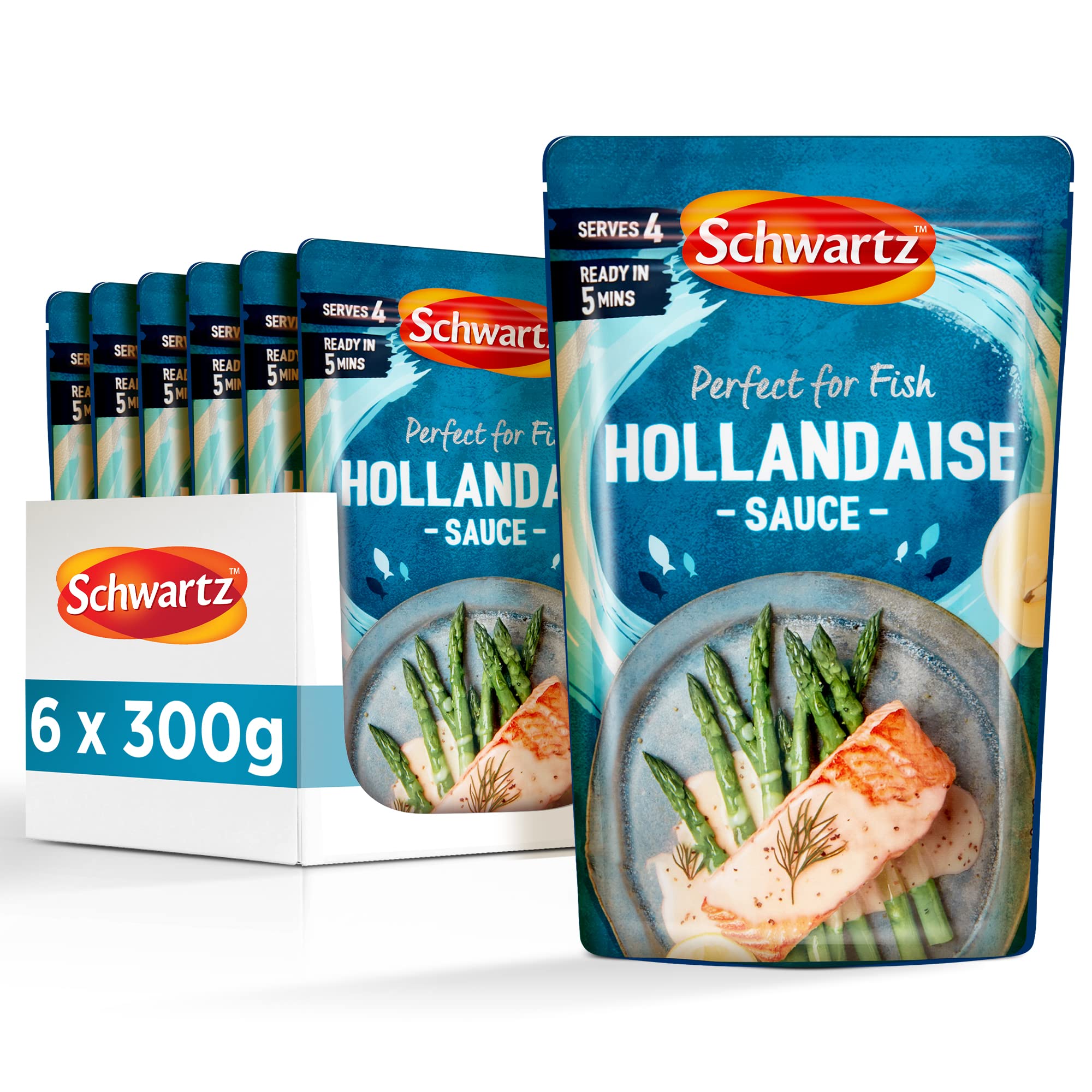 Schwartz Hollandaise Sauce 300g | Pack of 6 | Vegetarian Friendly | No Artificial Colours or MSG 1