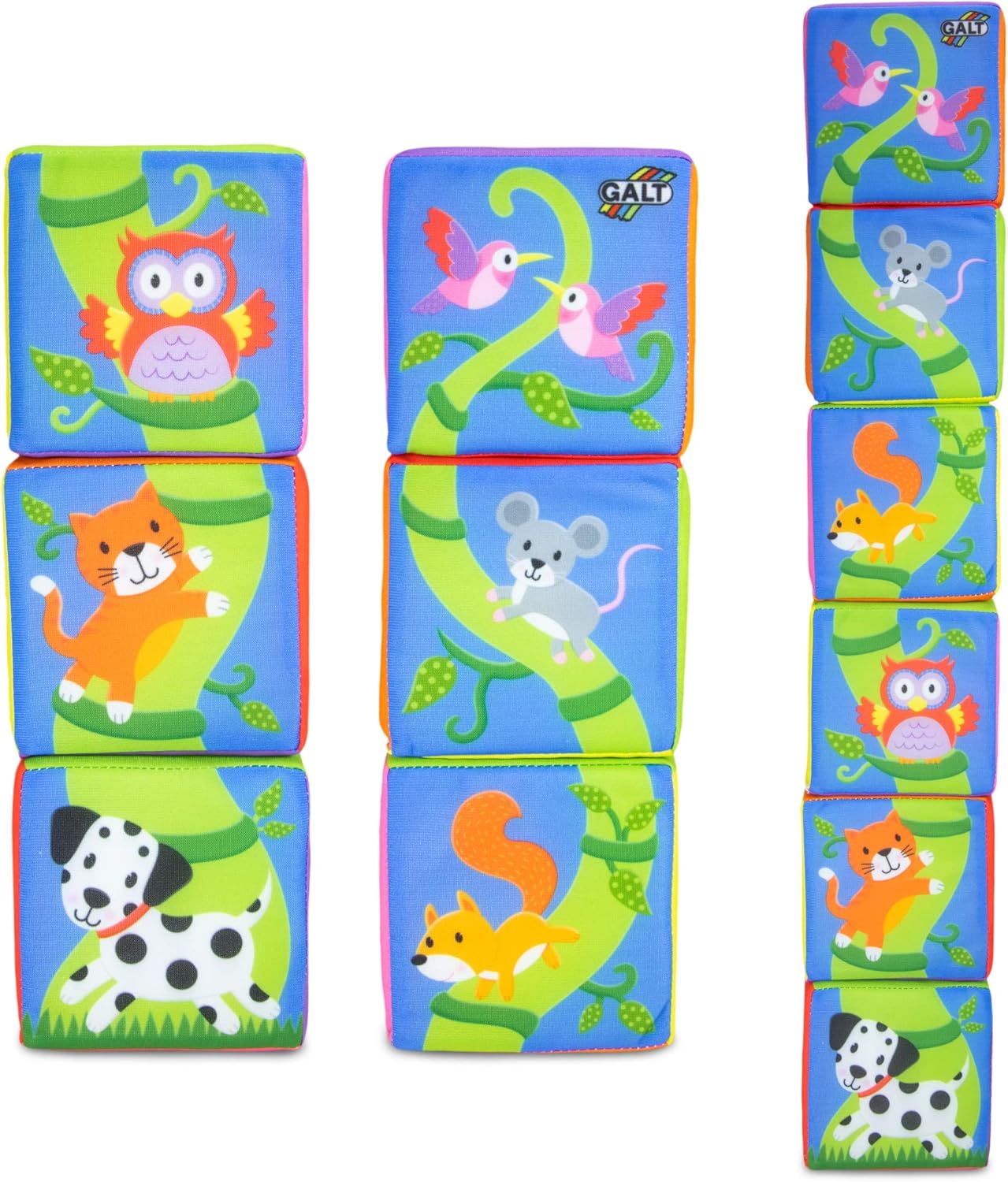 Galt Soft Blocks - Educational Stacking Toy for Babies 6 Months+ 7