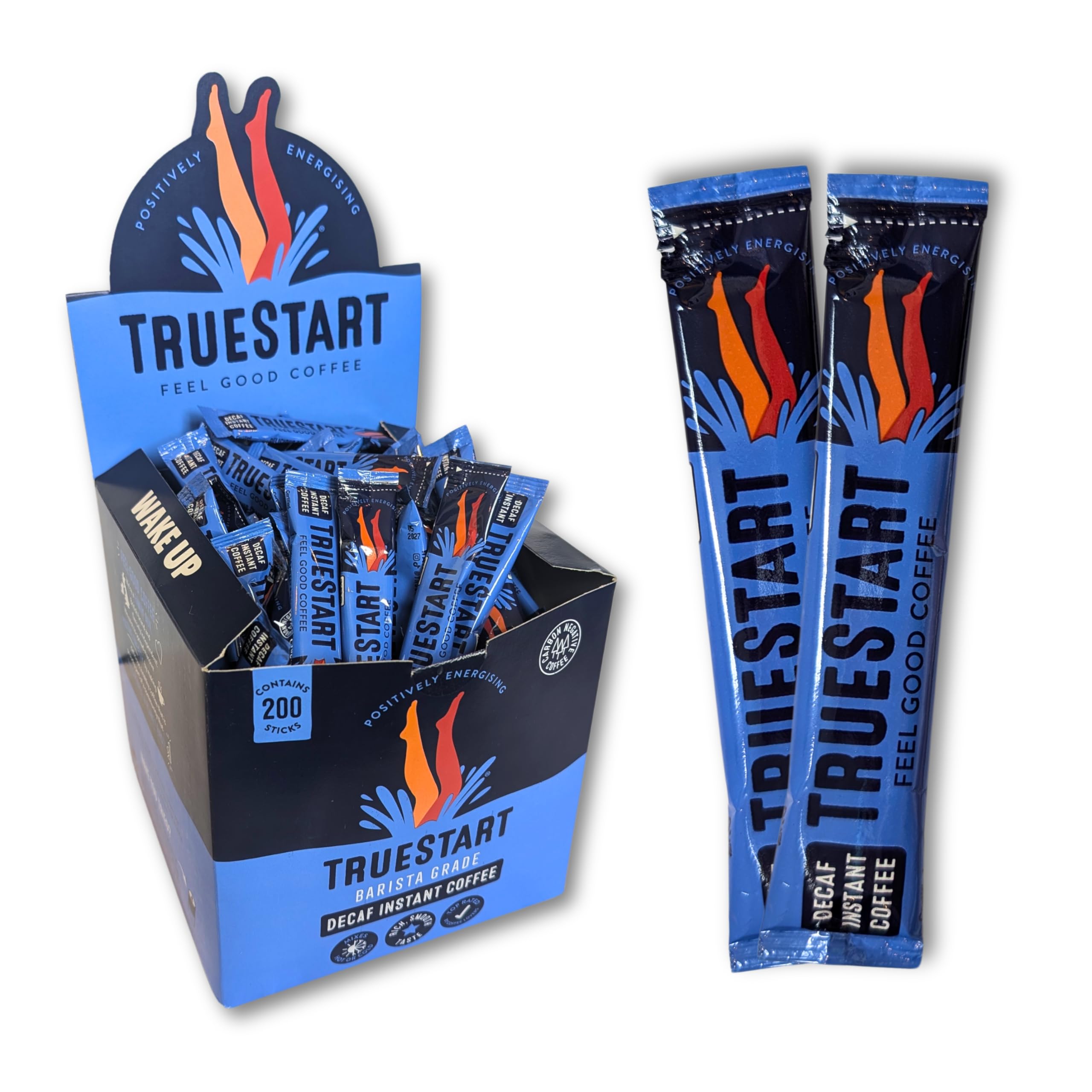 TrueStart Barista Grade DECAF Instant Coffee - 360g (200 Sachets) 7