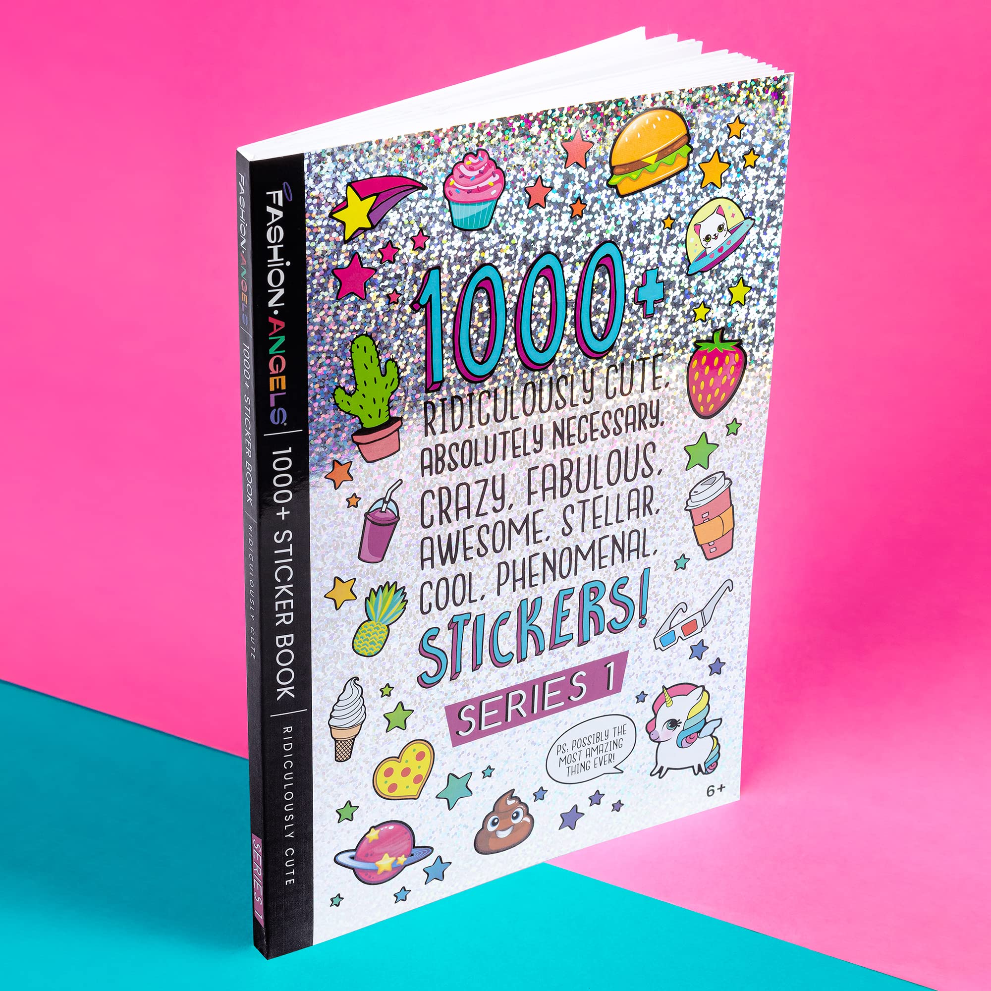 Fashion Angels Basic Fun 1000+ Ridiculously Cute Stickers Book | Paper, Multicoloured 2