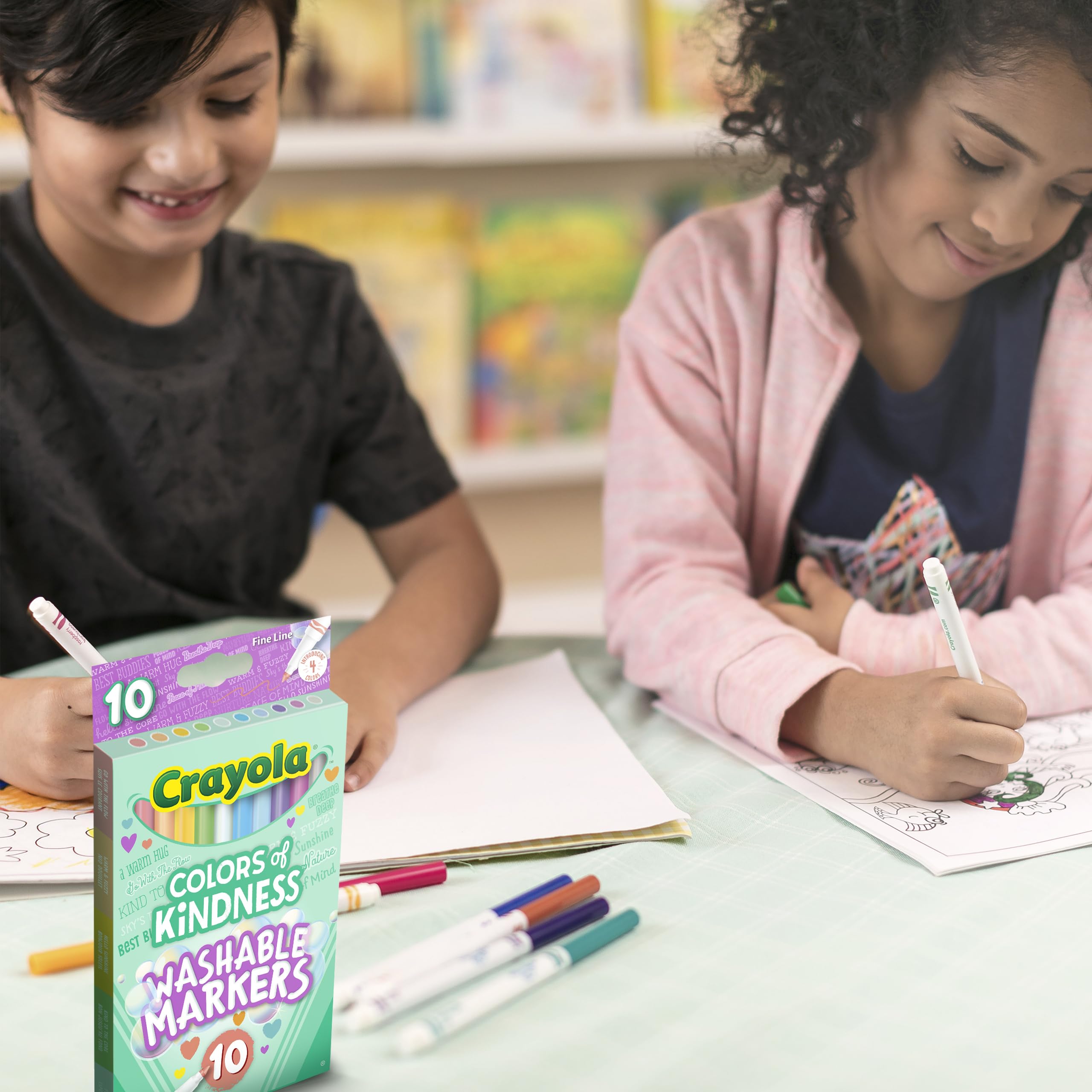 CRAYOLA Colours of Kindness Washable Fine Line Markers - Assorted Colors (58-7827) 11