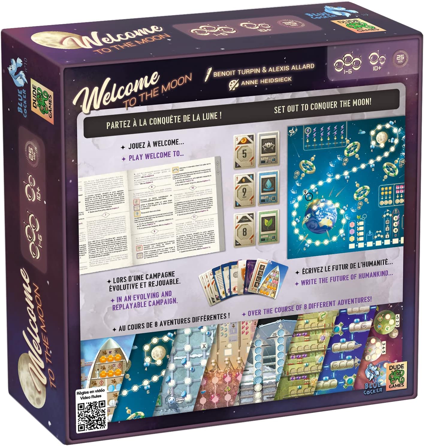 Blue Cocker Games Willkommen auf dem Mond Brettspiel 5
