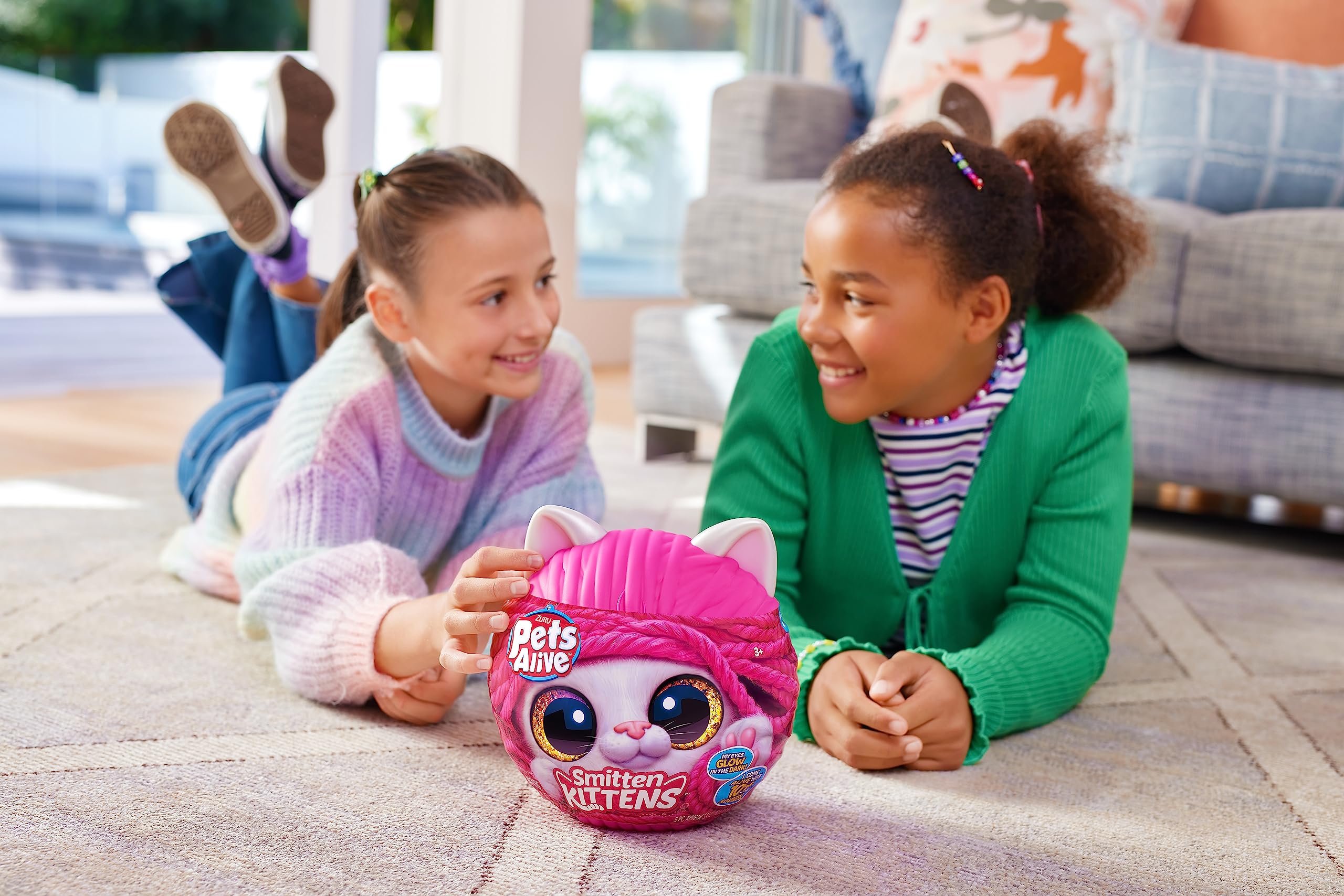 Pets Alive Smitten Kittens Alli - Interactive Electronic Plush Kitten with 10 Realistic Sounds, Ages 3+ 6