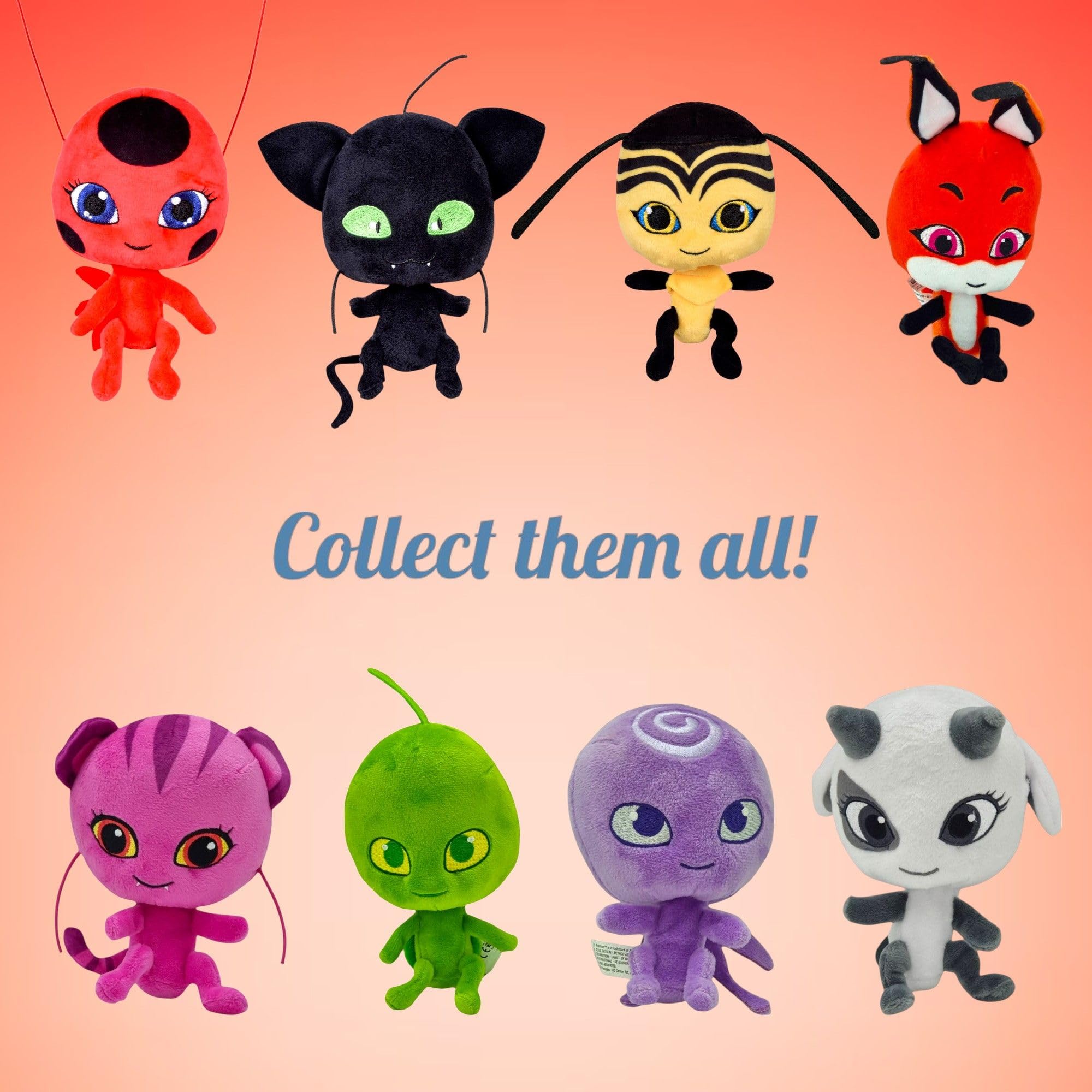 Bandai Miraculous Kwami Tikki Stylized Plush Toy 4