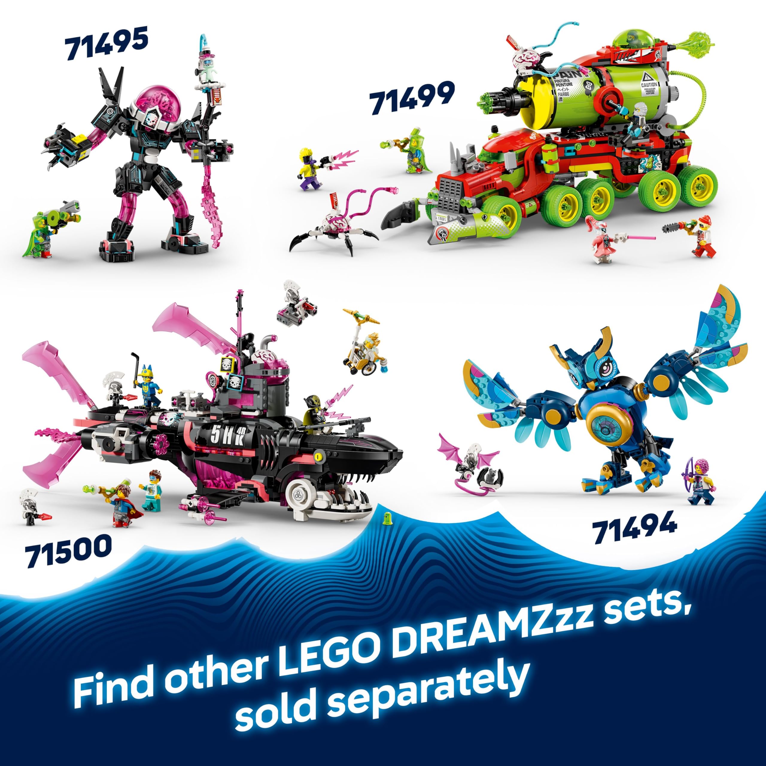 LEGO DREAMZzz Mateo's Fire Chameleon - 2-in-1 Transforming Animal Playset for Kids 7+ 7