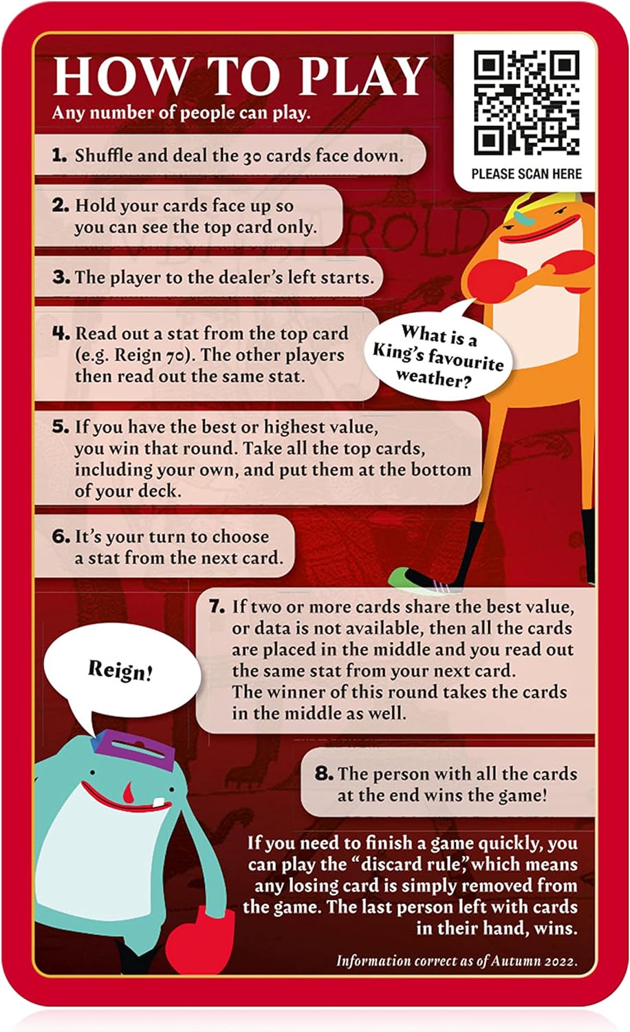 Top Trumps Kings and Queens Classics Card Game English Edition 9