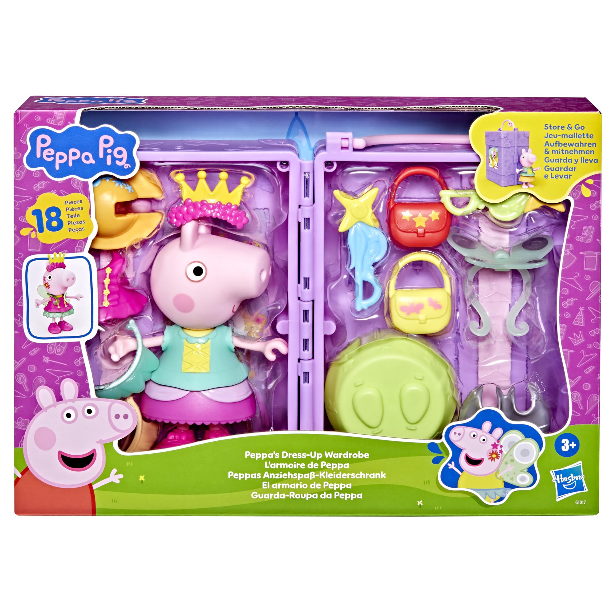 Peppa Pig Peppa's Dress-Up Wardrobe Playset 9