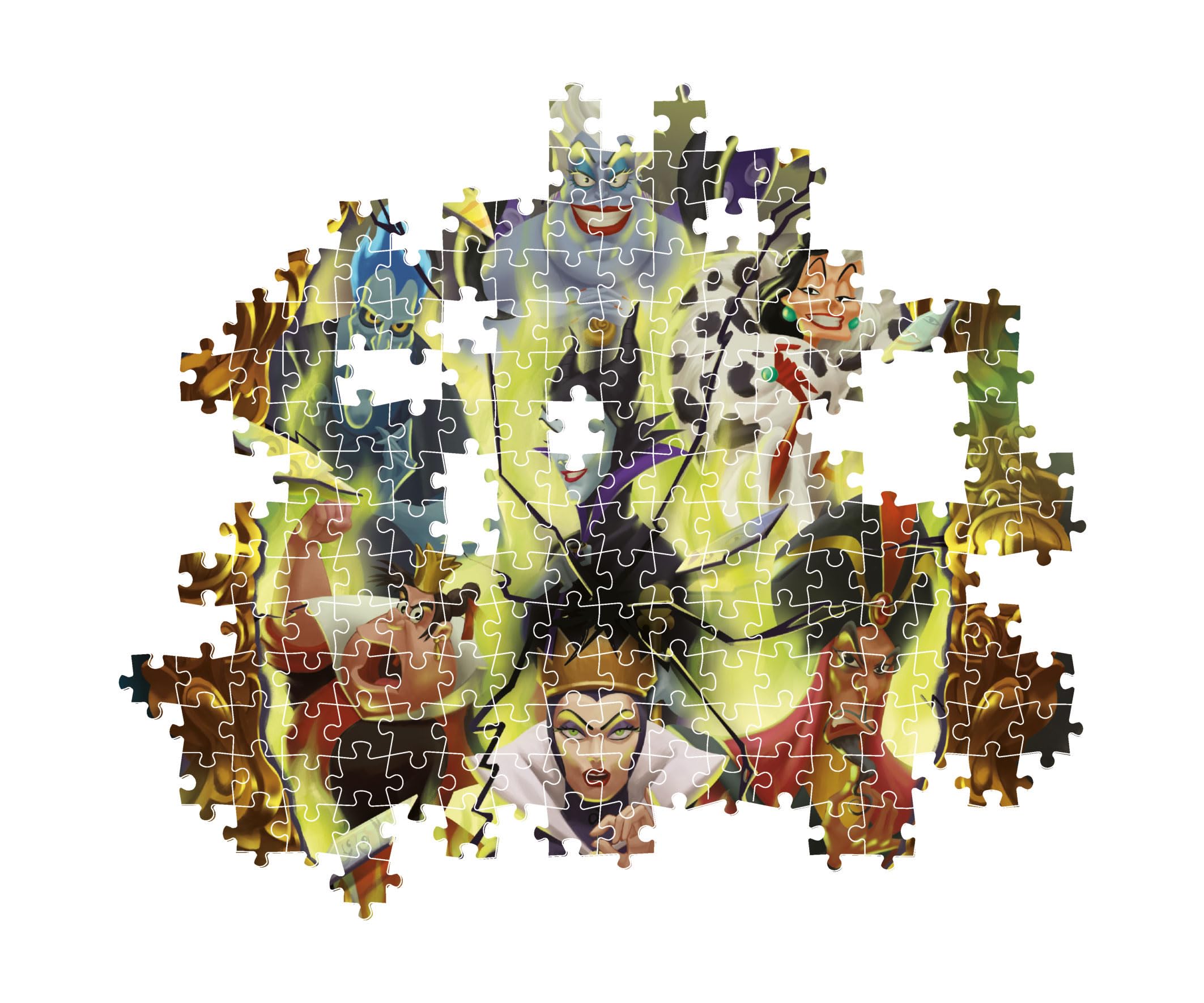 Clementoni Disney Villains Collection 1000-Piece Puzzle for Adults 9