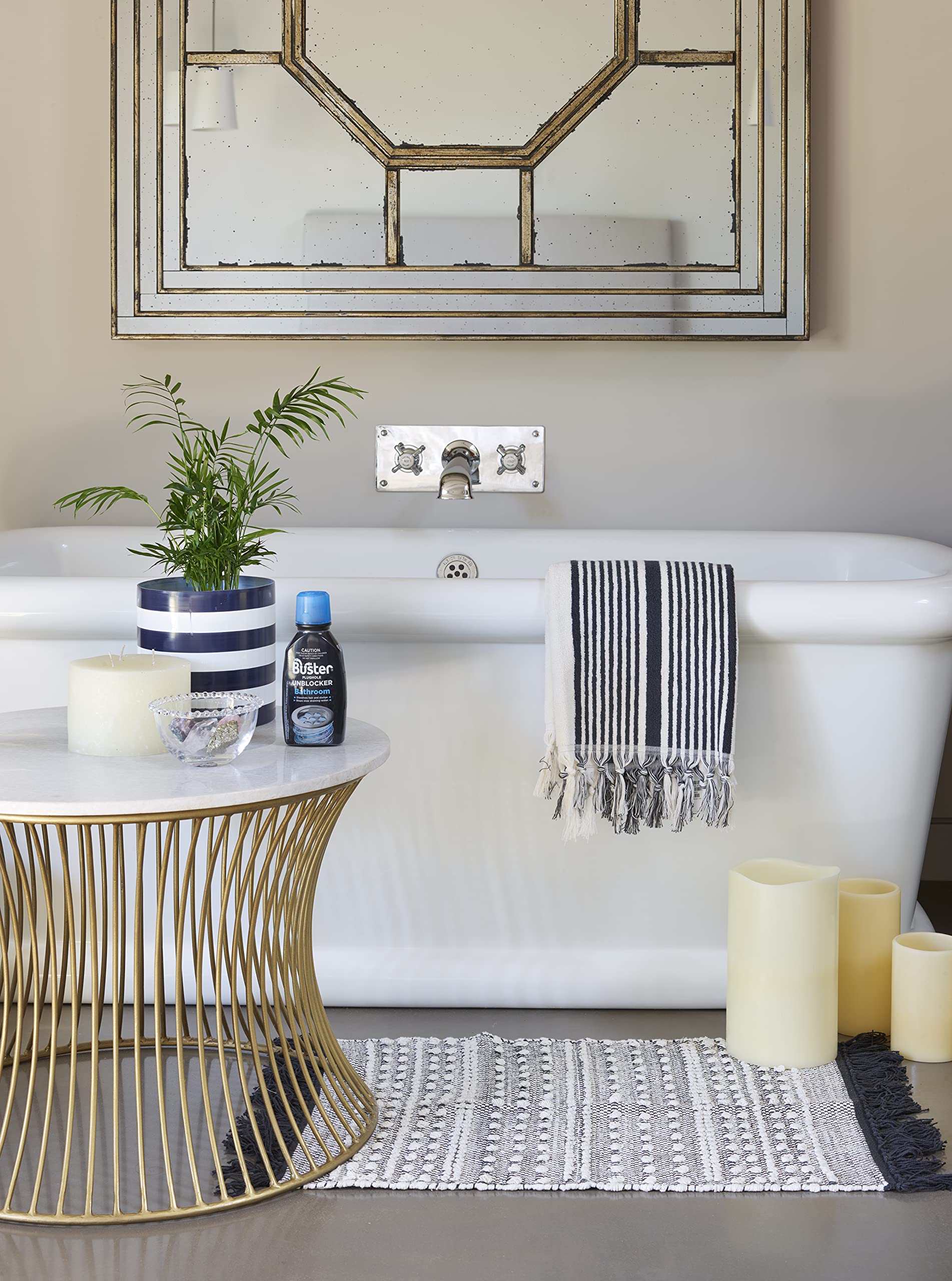 Buster Bathroom Drain Unblocker 600ml – Fast-Acting Plughole Unblocker for Sinks, Showers & Baths 5