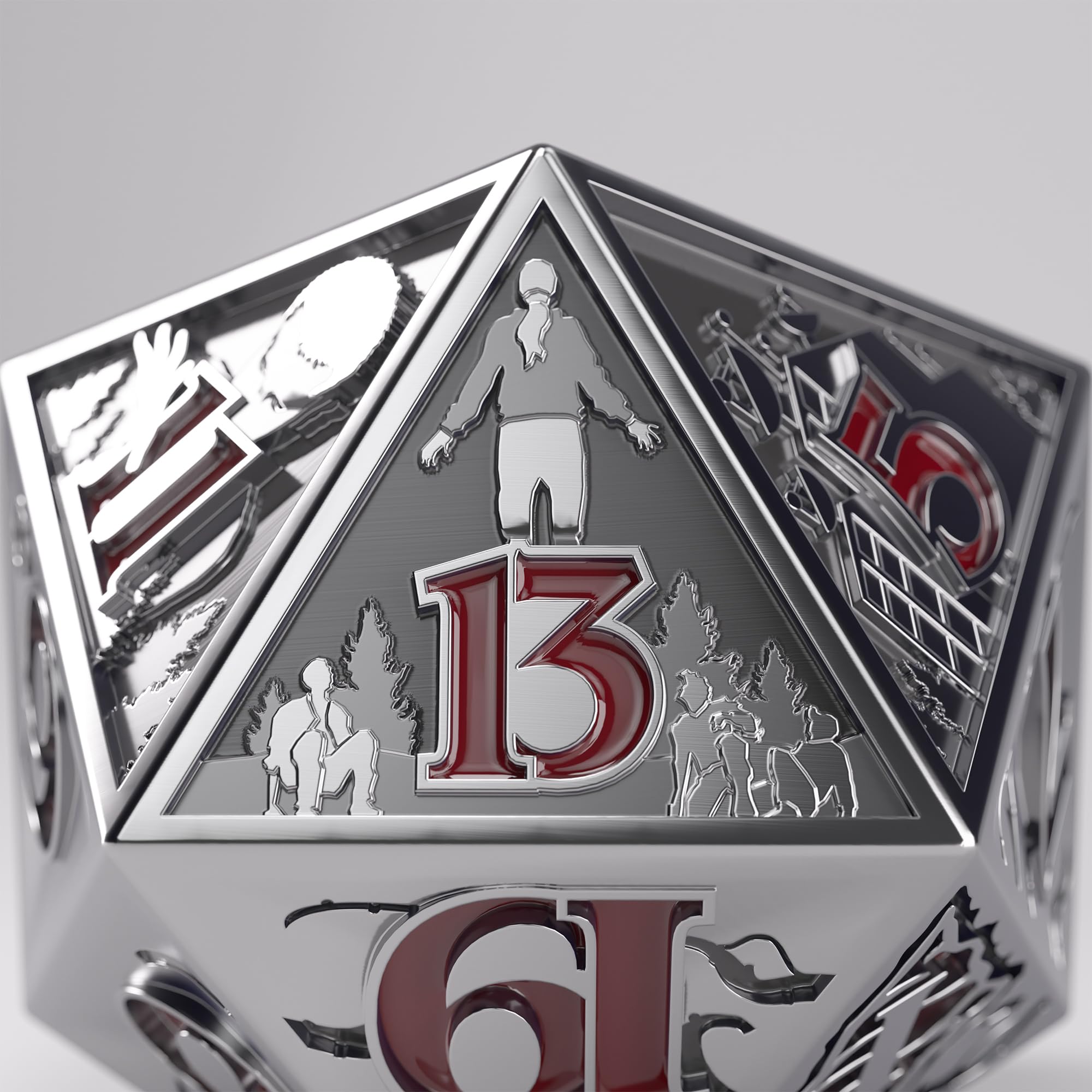 Gamegenic Stranger Things Hellfire Club Premium Metal D20 Dice 5