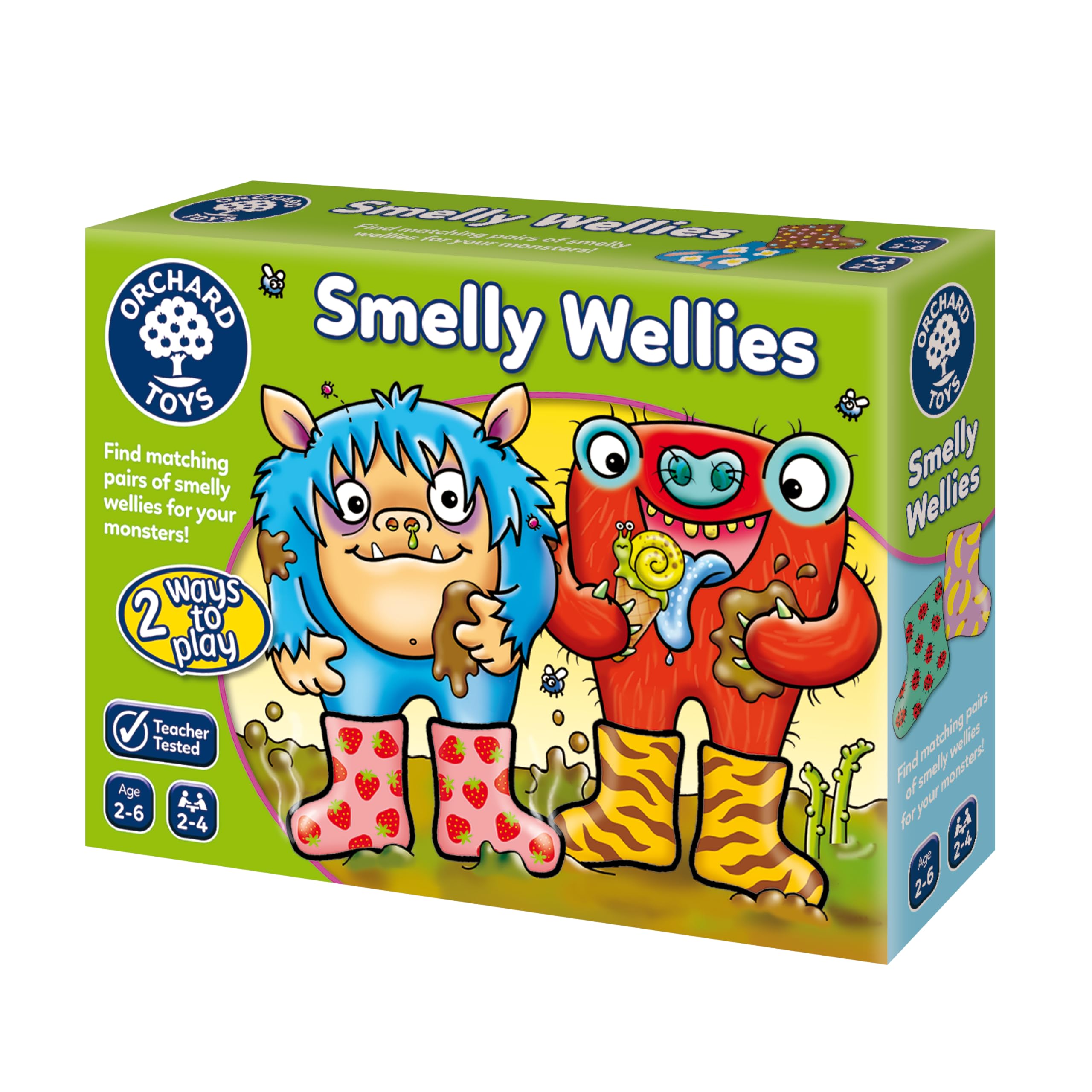 Orchard Toys Smelly Wellies Matching & Pairing Card Game for Ages 2-6 | 2-4 Players