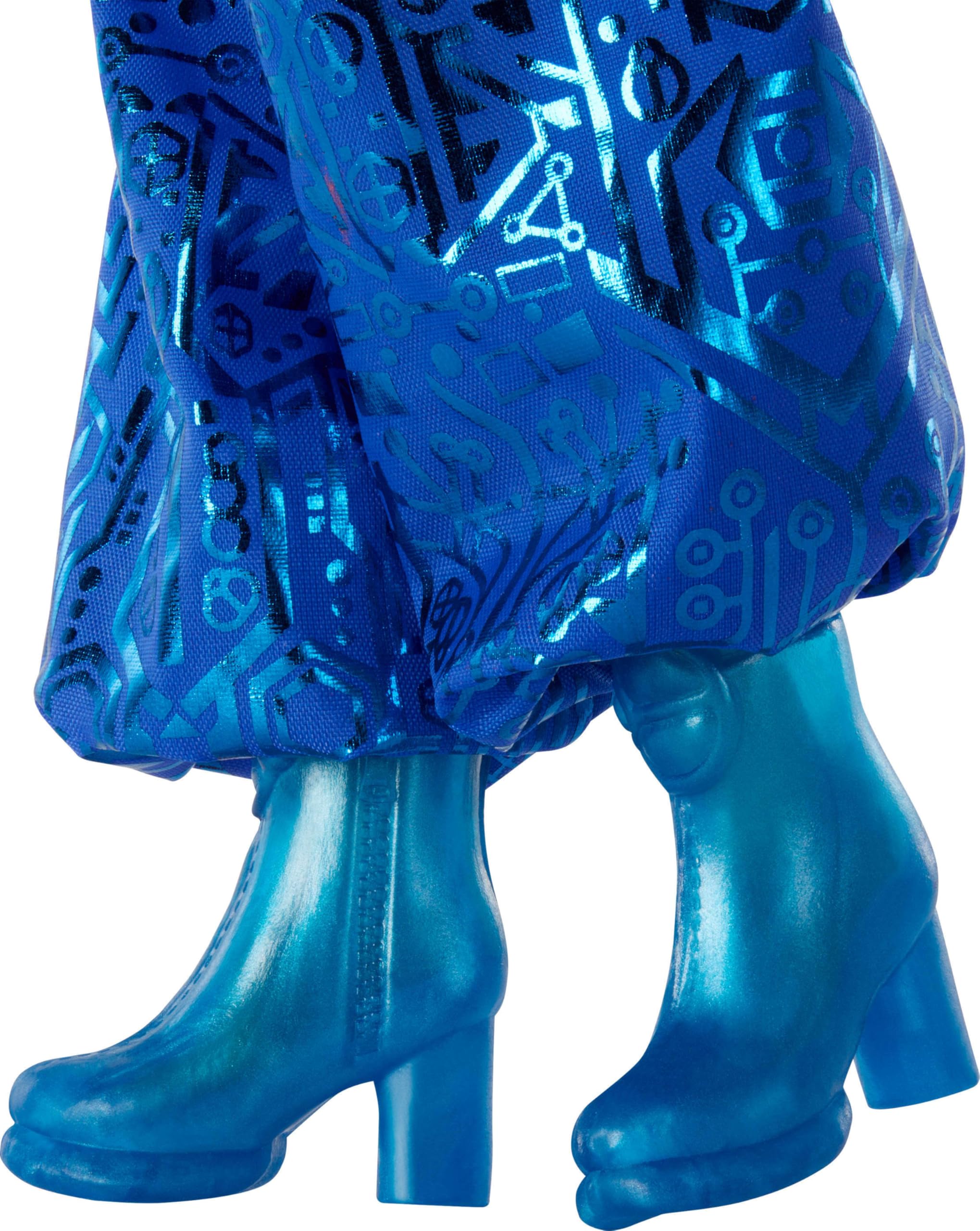 Mattel Disney Zombies 4: Dawn of the Vampires Addison Wells Fashion Doll - 11 Joints, Silver Hair, Blue Outfit 5