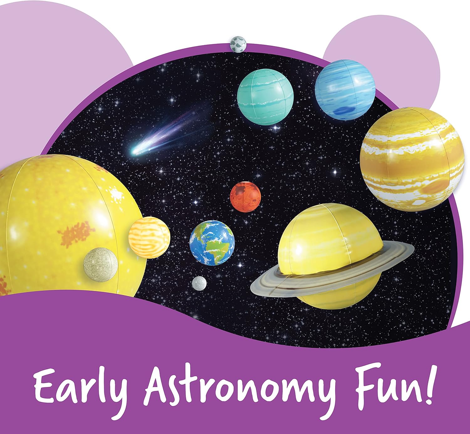 Learning Resources Inflatable Solar System Set - Educational Play for Ages 5-9 13