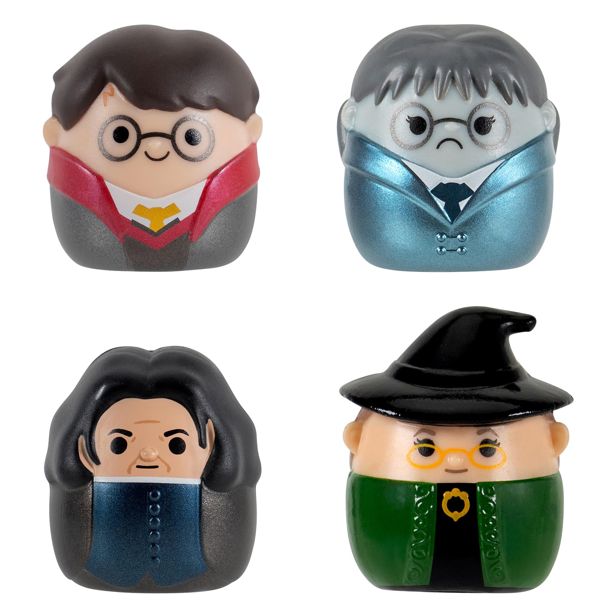 Squish-a-longs Harry Potter Hogwarts Castle Playset with Mini Figures - Severus Snape, Harry Potter, McGonagall, Moaning Myrtle 9