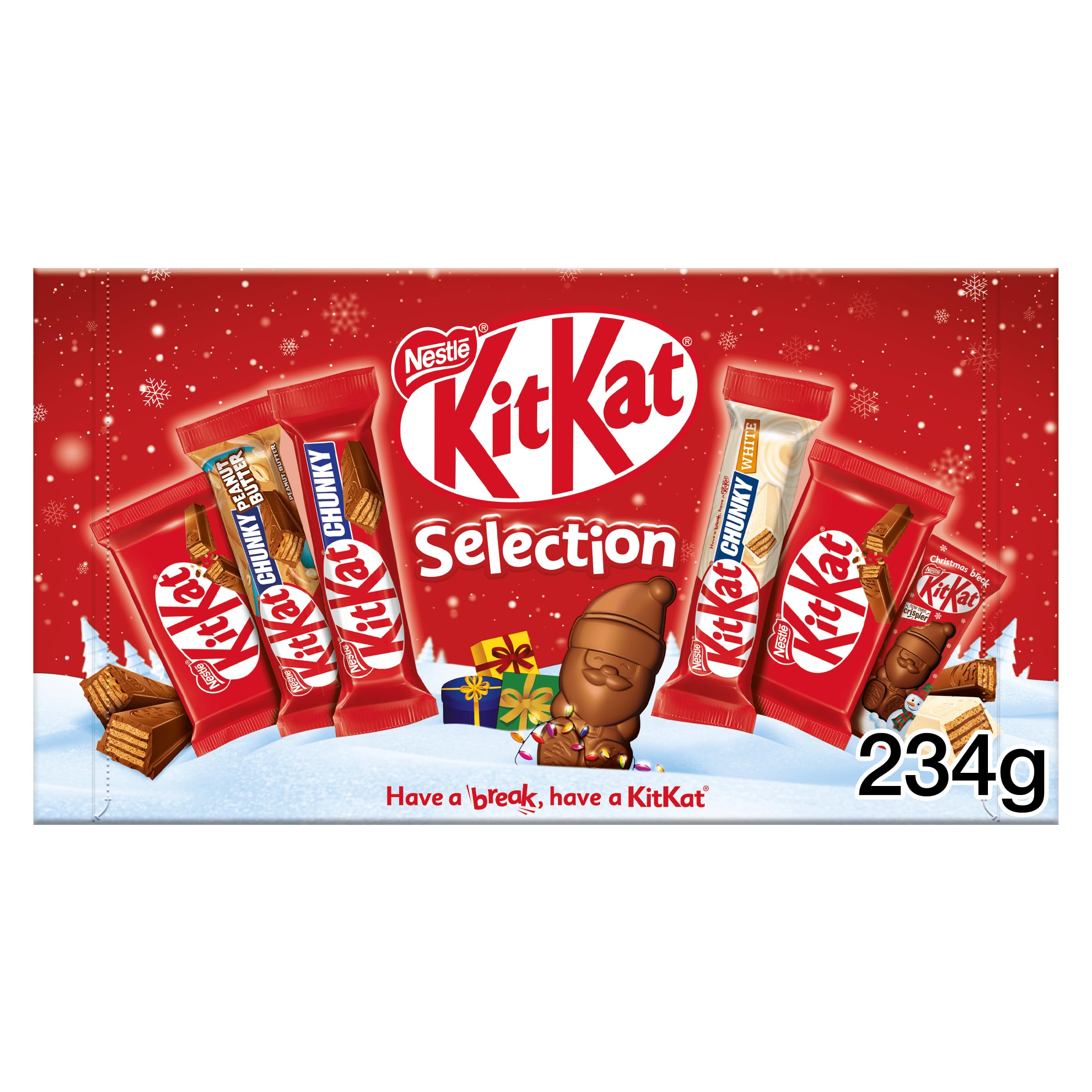 KitKat Chocolate Selection Box 234g - Assorted Chunky & Flavored Bars