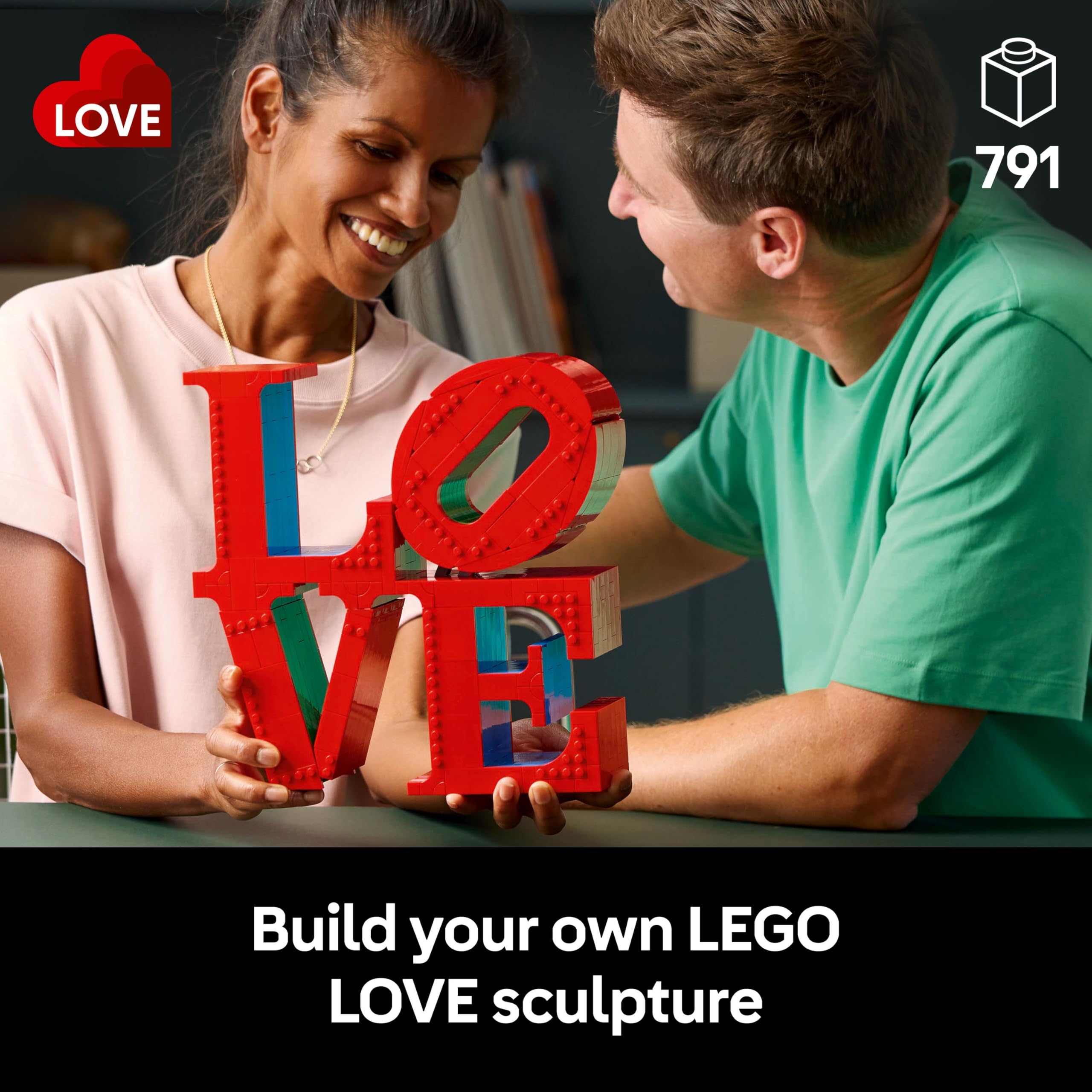 LEGO Art 31214 LOVE Building Set for Adults | 3D Sculpture Model Kit | Ages 18+ 2