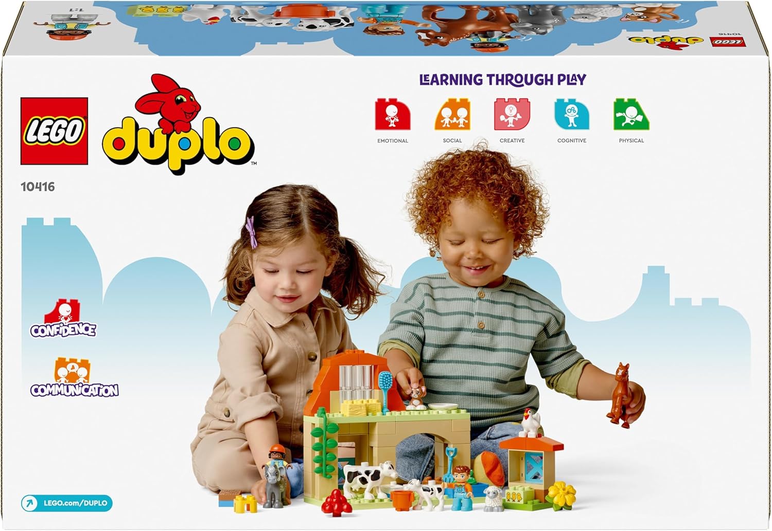 LEGO DUPLO Town Caring for Animals at the Farm – Educational Building Playset for Toddlers 2+ 7