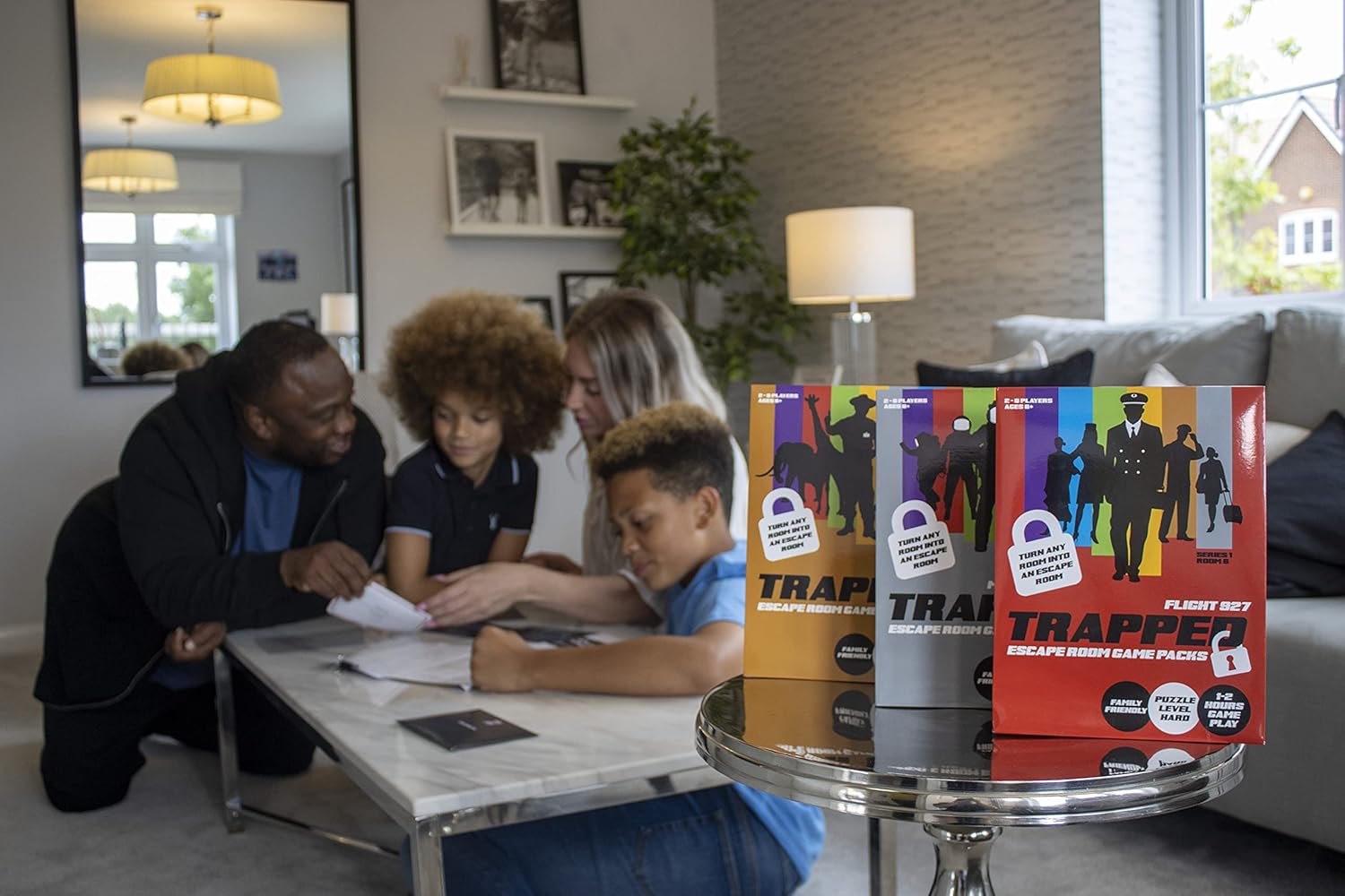 Trapped Mission to Mars | Escape Room in a Box Kit | Cooperative Puzzle Game for Families & Friends | Ages 8+ | 2-6 Players 4