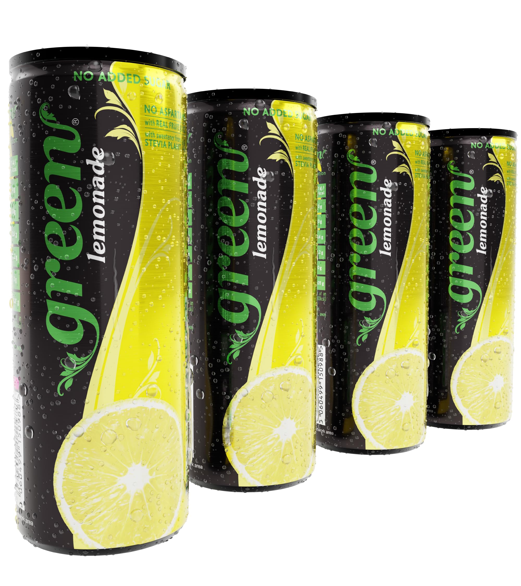 Green Cola - Green Lemonade Sparkling Drink (4 x 330ml)