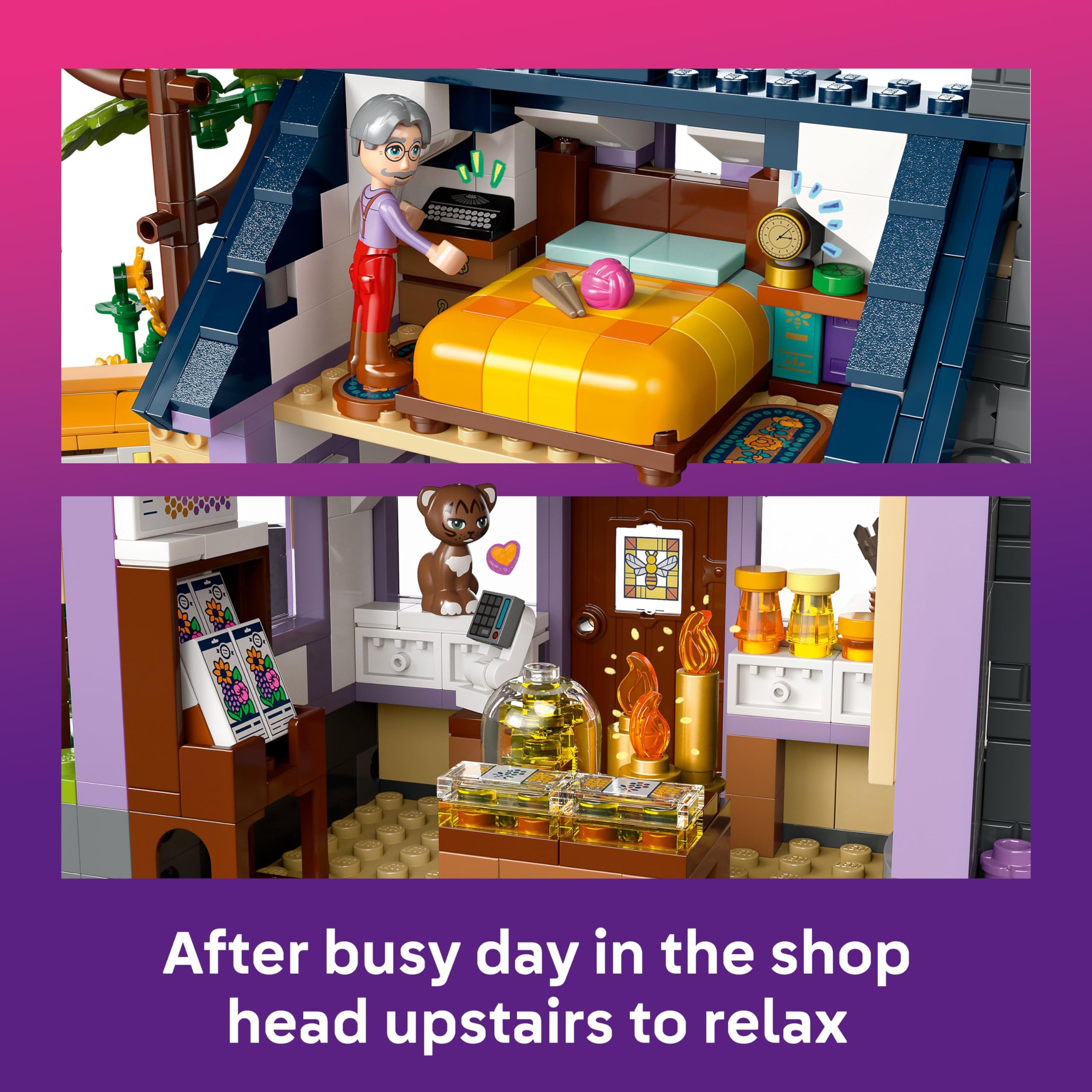 LEGO Friends Beekeepers’ House and Flower Garden Playset - 1161-Piece Building Set with 4 Mini Dolls, Cat and Rabbit Figures for Ages 12+ 16