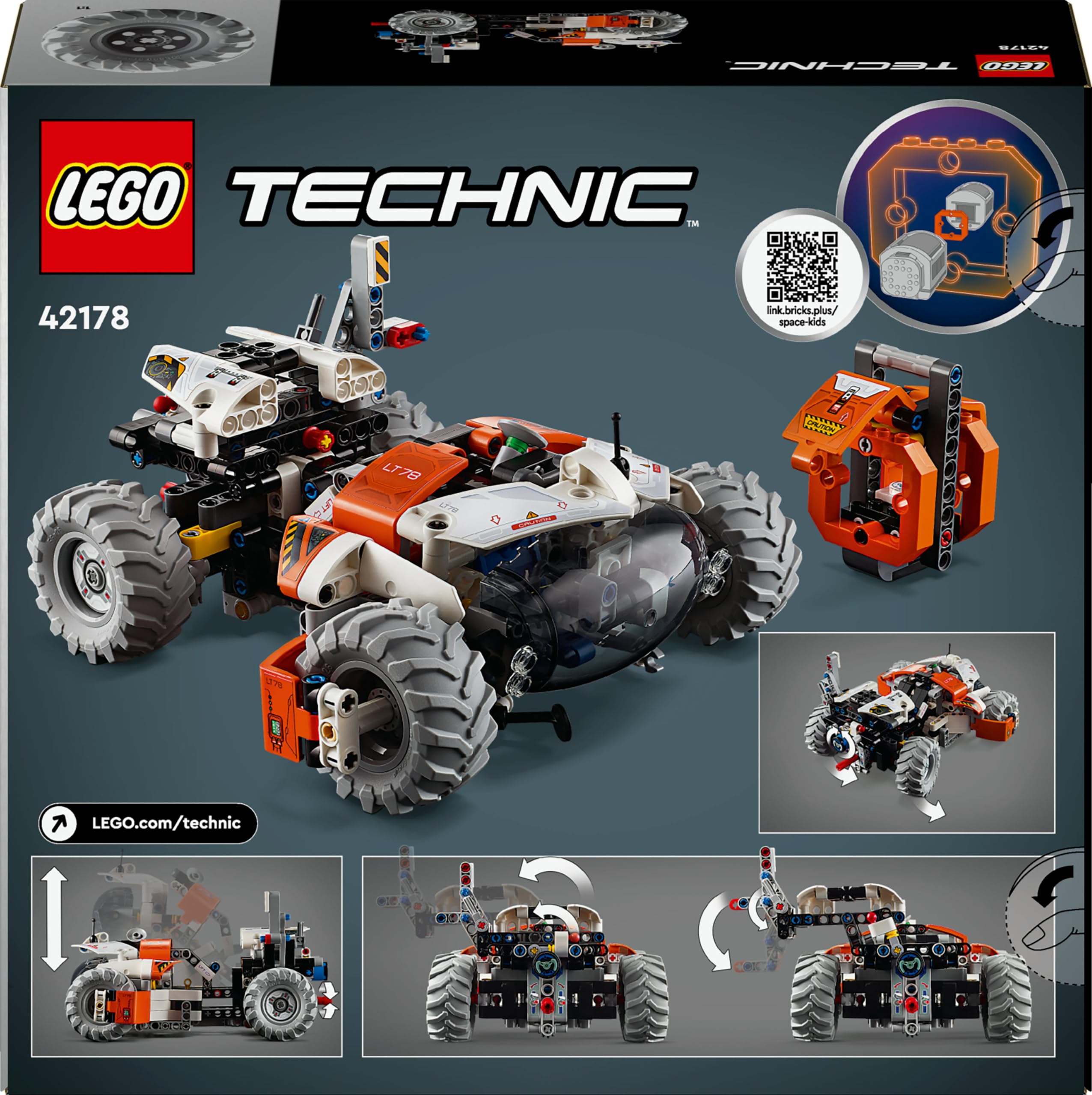 LEGO Technic Surface Space Loader LT78 - Space Vehicle Building Set for Kids 8+ 7