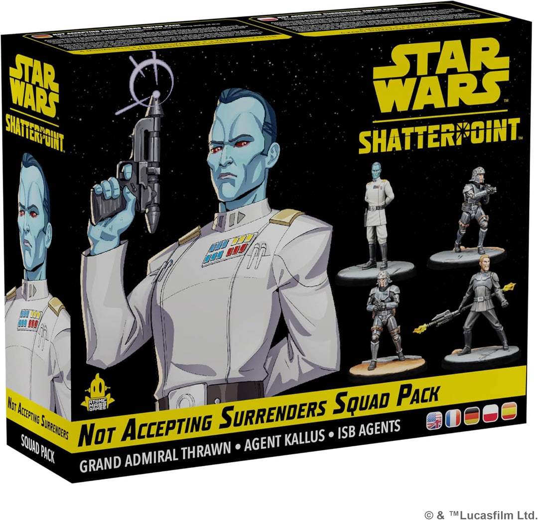 Atomic Mass Games Star Wars Shatterpoint Not Accepting Surrenders Squad Pack Tabletop Miniatures (SWP28)