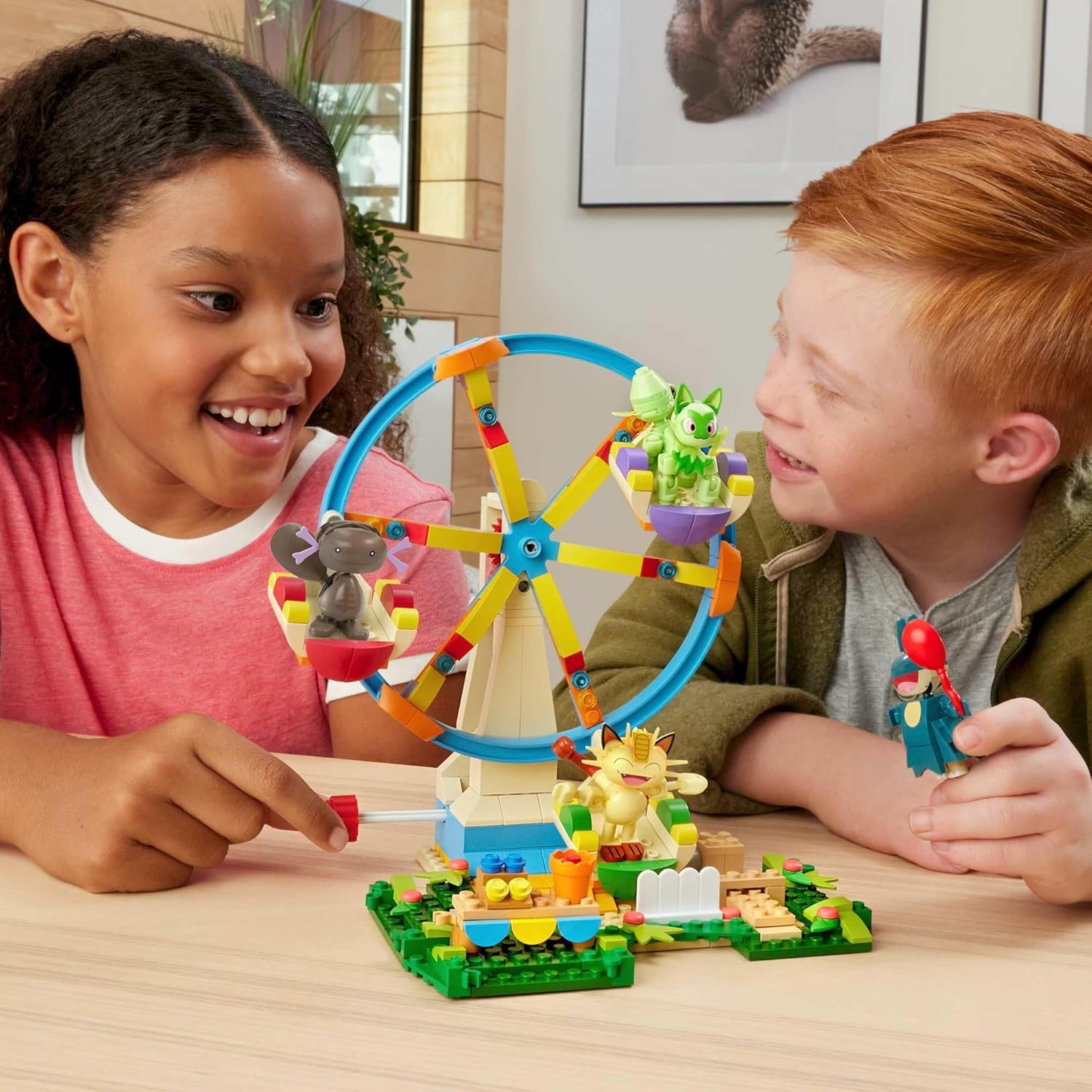 MEGA Pokémon Ferris Wheel Fun Building Set - 393 Pieces with Motion Brick & 4 Buildable Pokémon 6