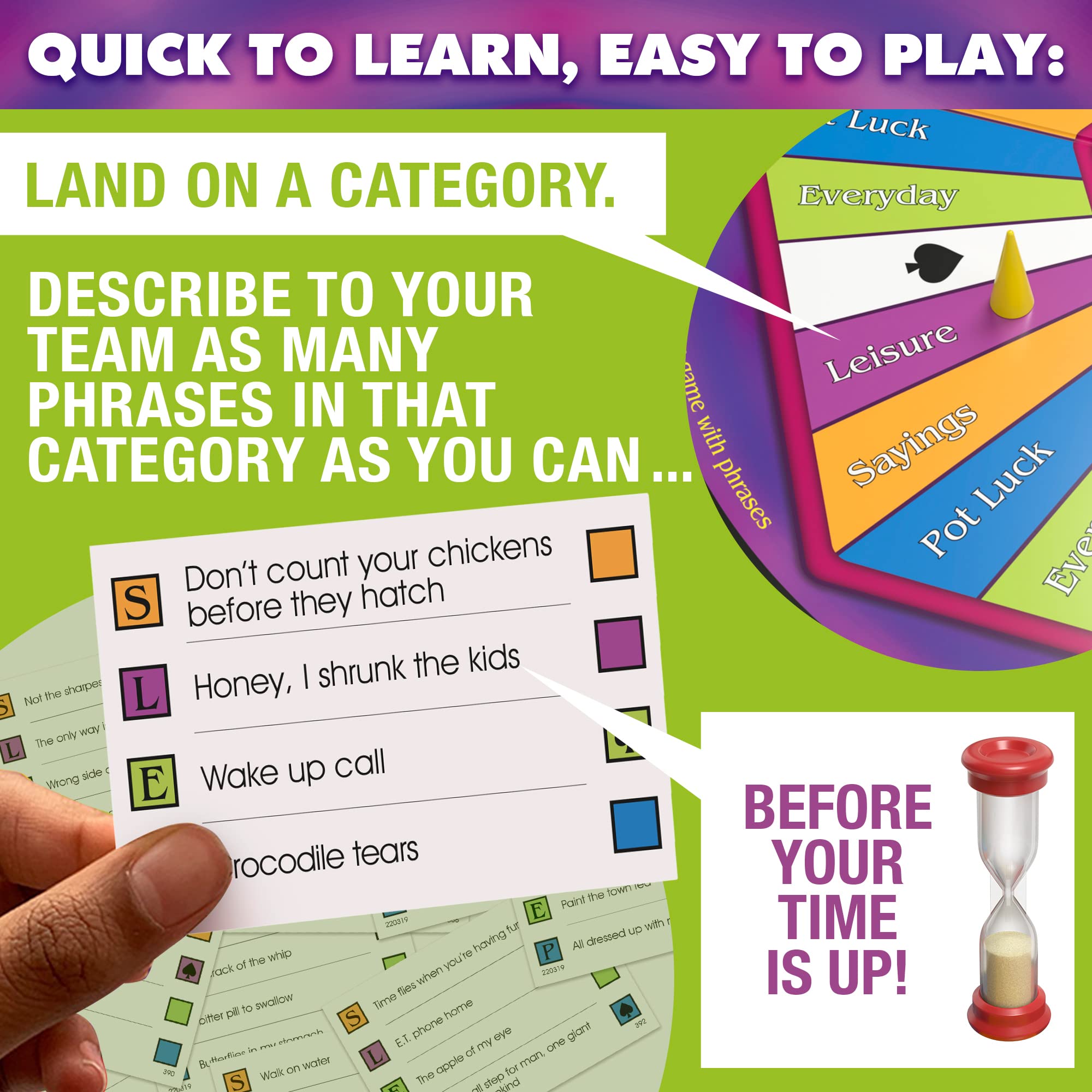 Drumond Park Articulate Phrases Family Board Game - Fast Talking Description Game for Adults & Teens 8