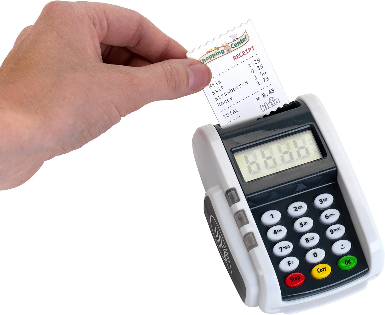 Theo Klein 9333 Pay Terminal with Light & Sound - Toy Cash Register Accessory 10